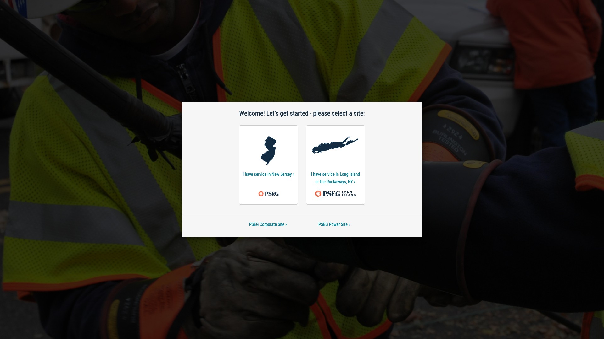Screenshot of pseg.com