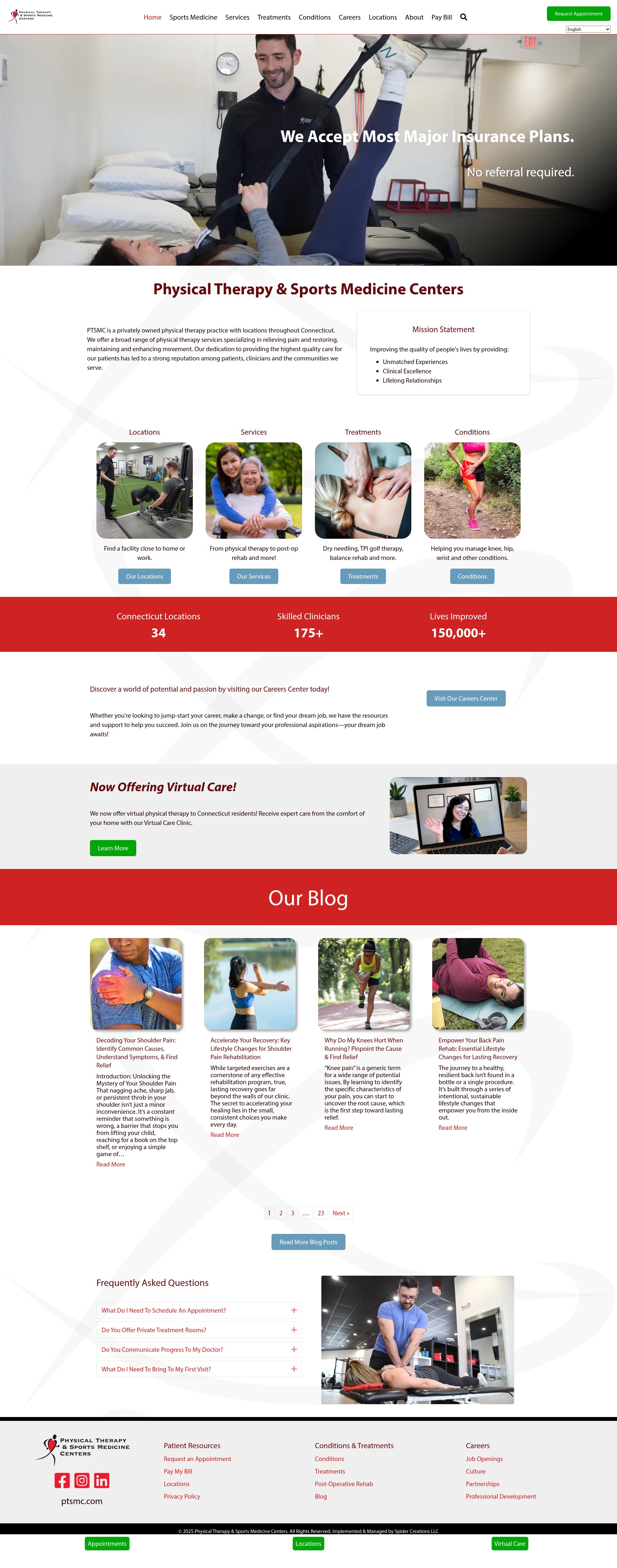 Screenshot of ptsmc.com