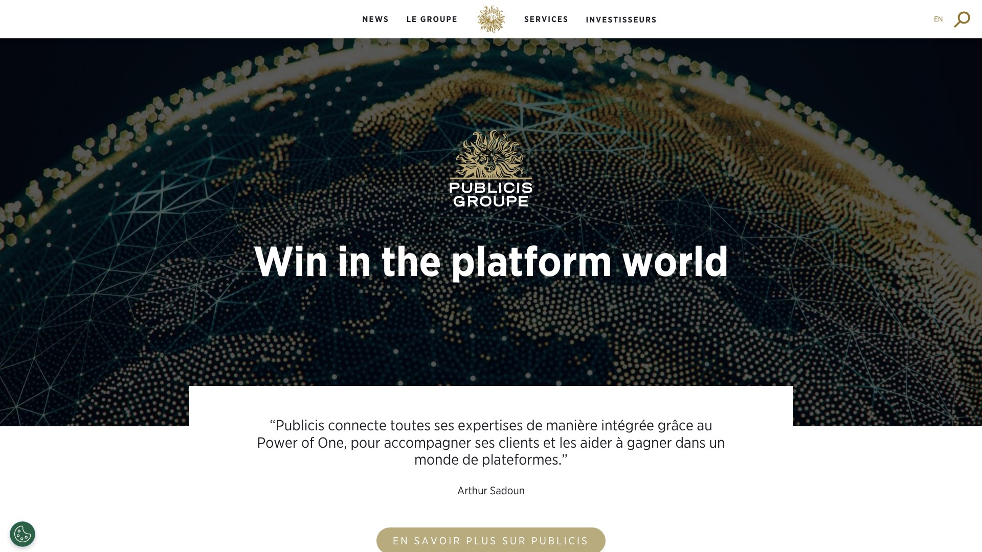 Screenshot of publicisgroupe.com