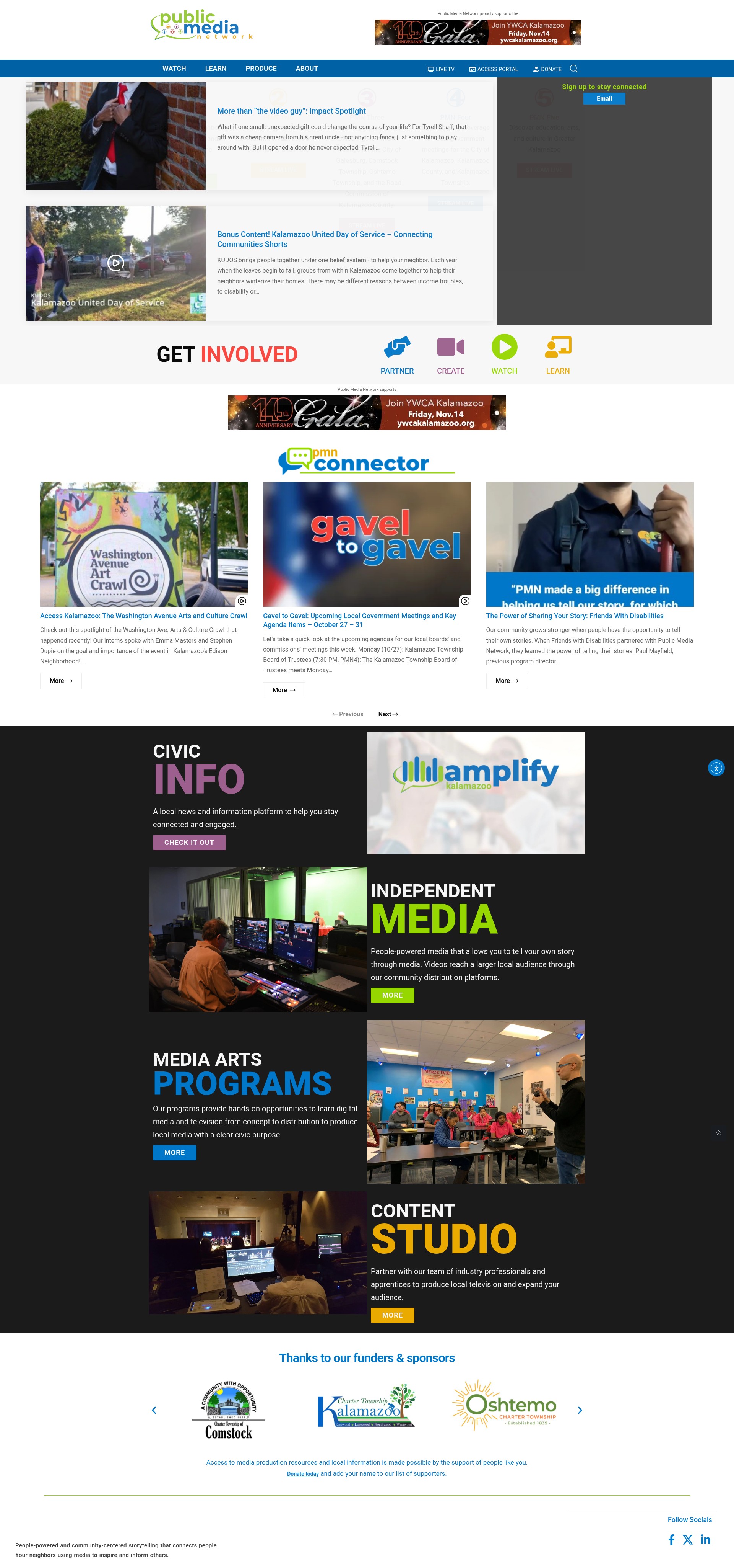 Screenshot of publicmedianet.org