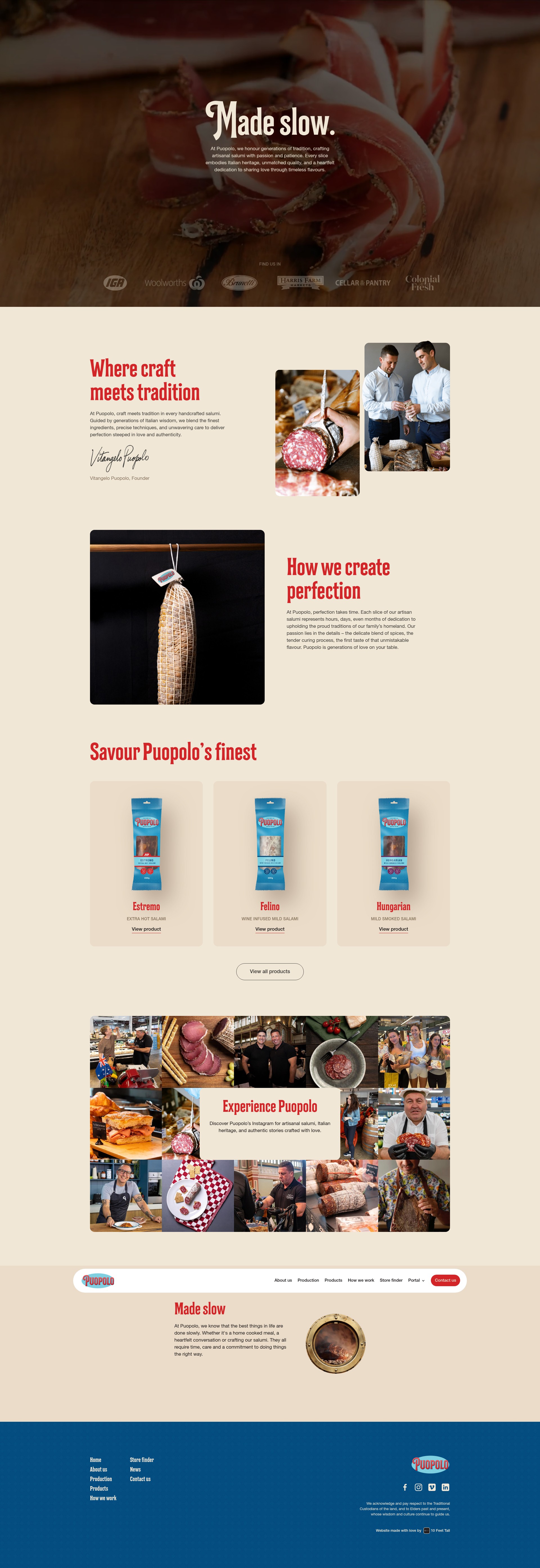 Screenshot of puopolo.com.au