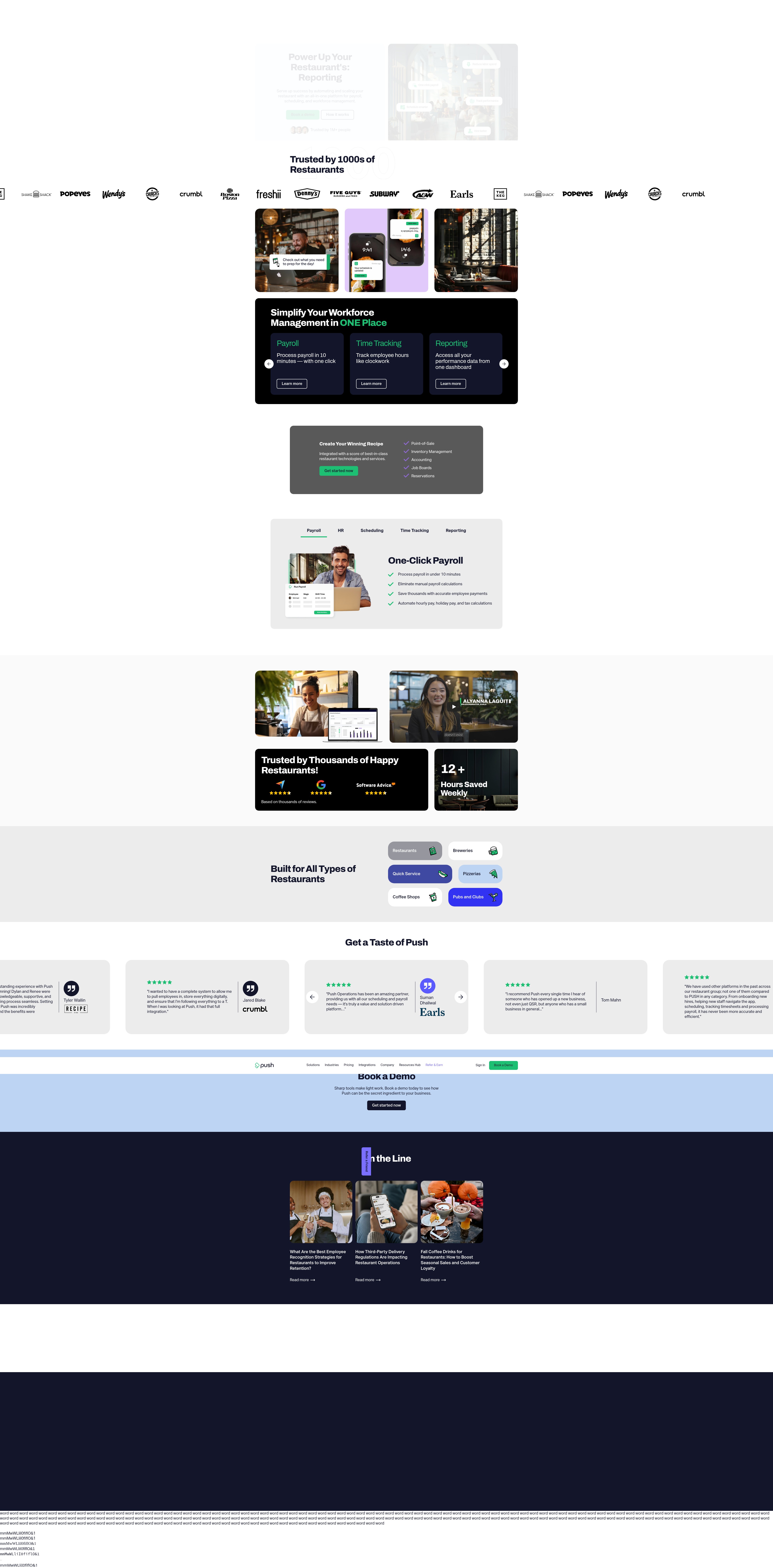 Screenshot of pushoperations.com