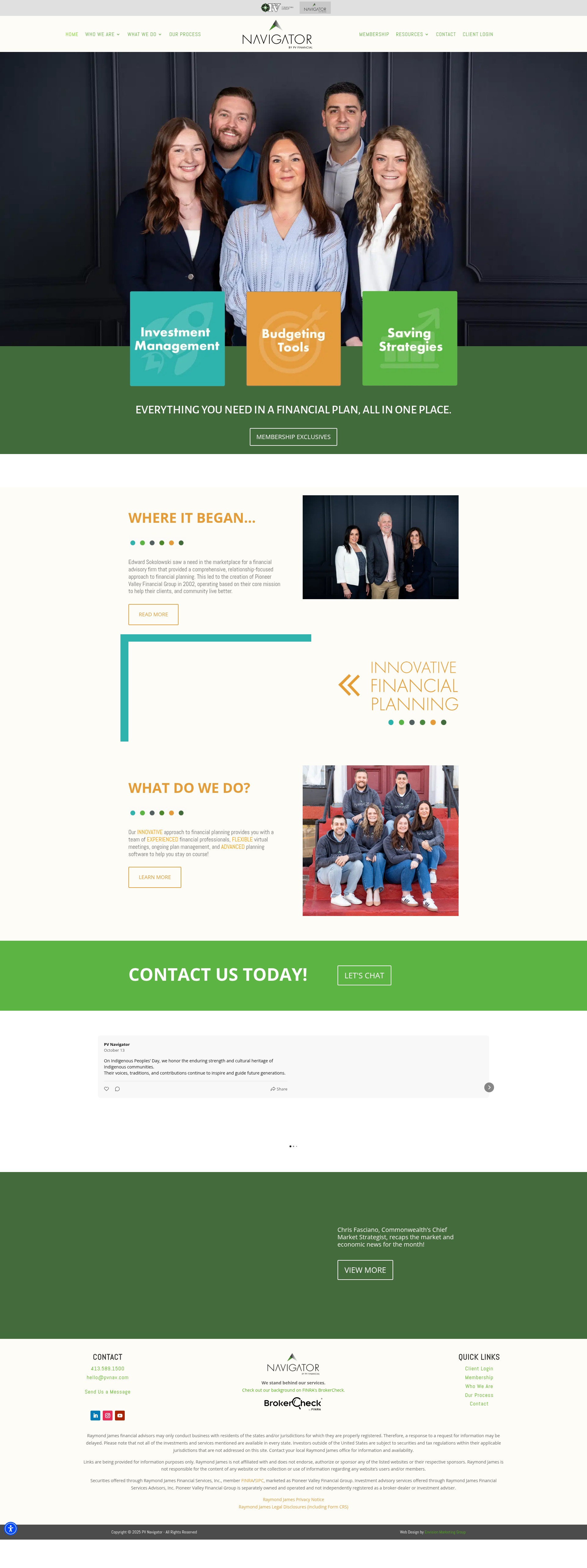 Screenshot of pvnav.com