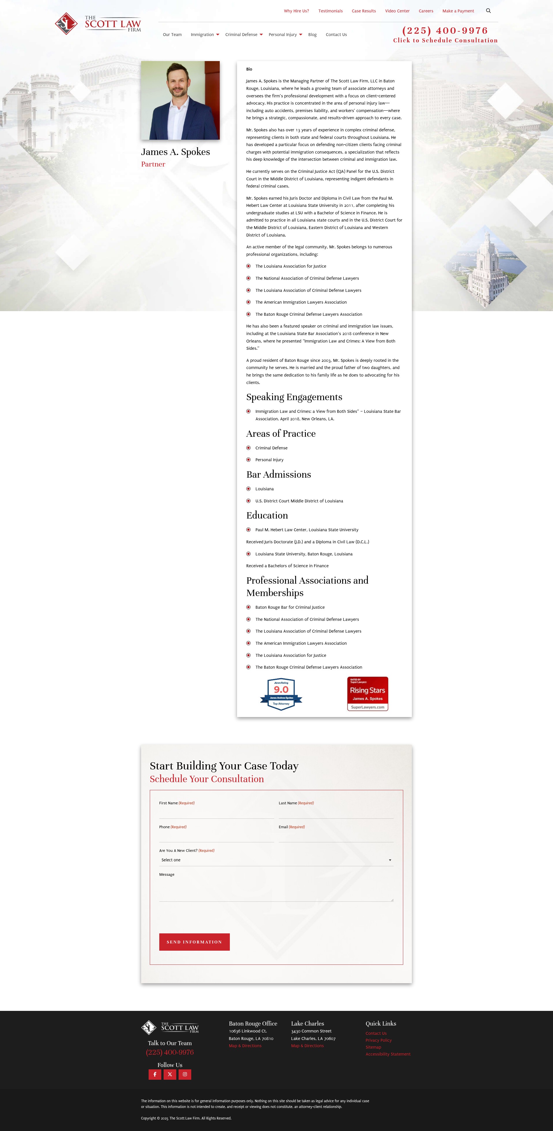 Screenshot of pwscottlaw.com