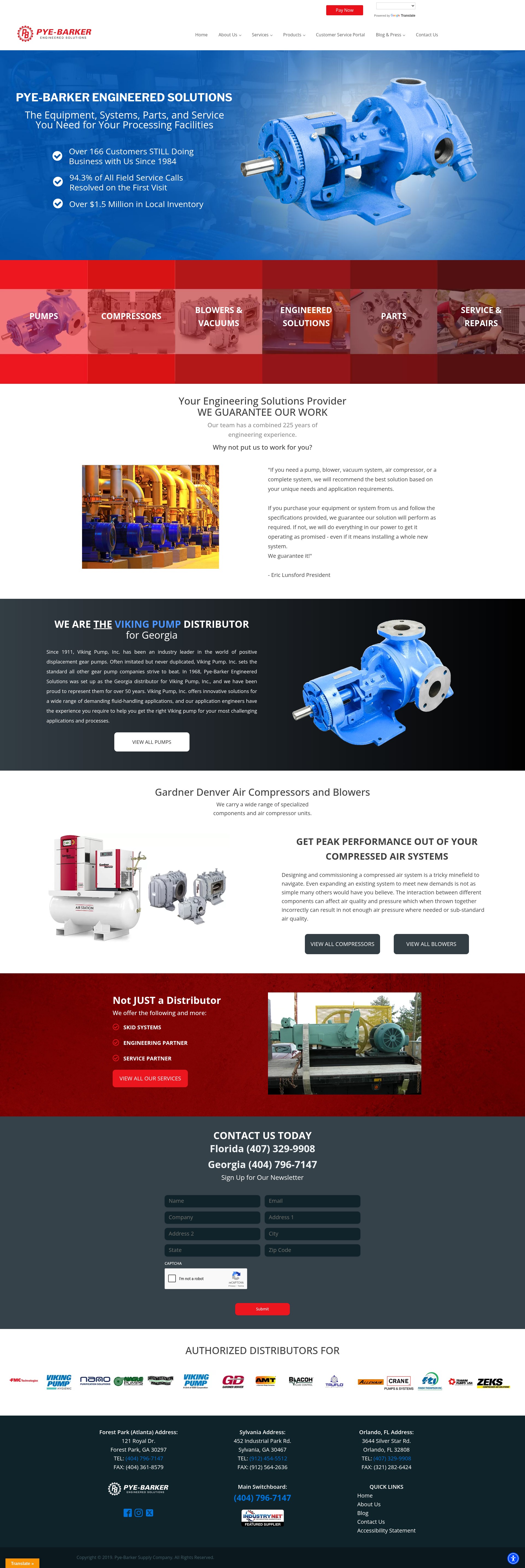 Screenshot of pyebarker.com