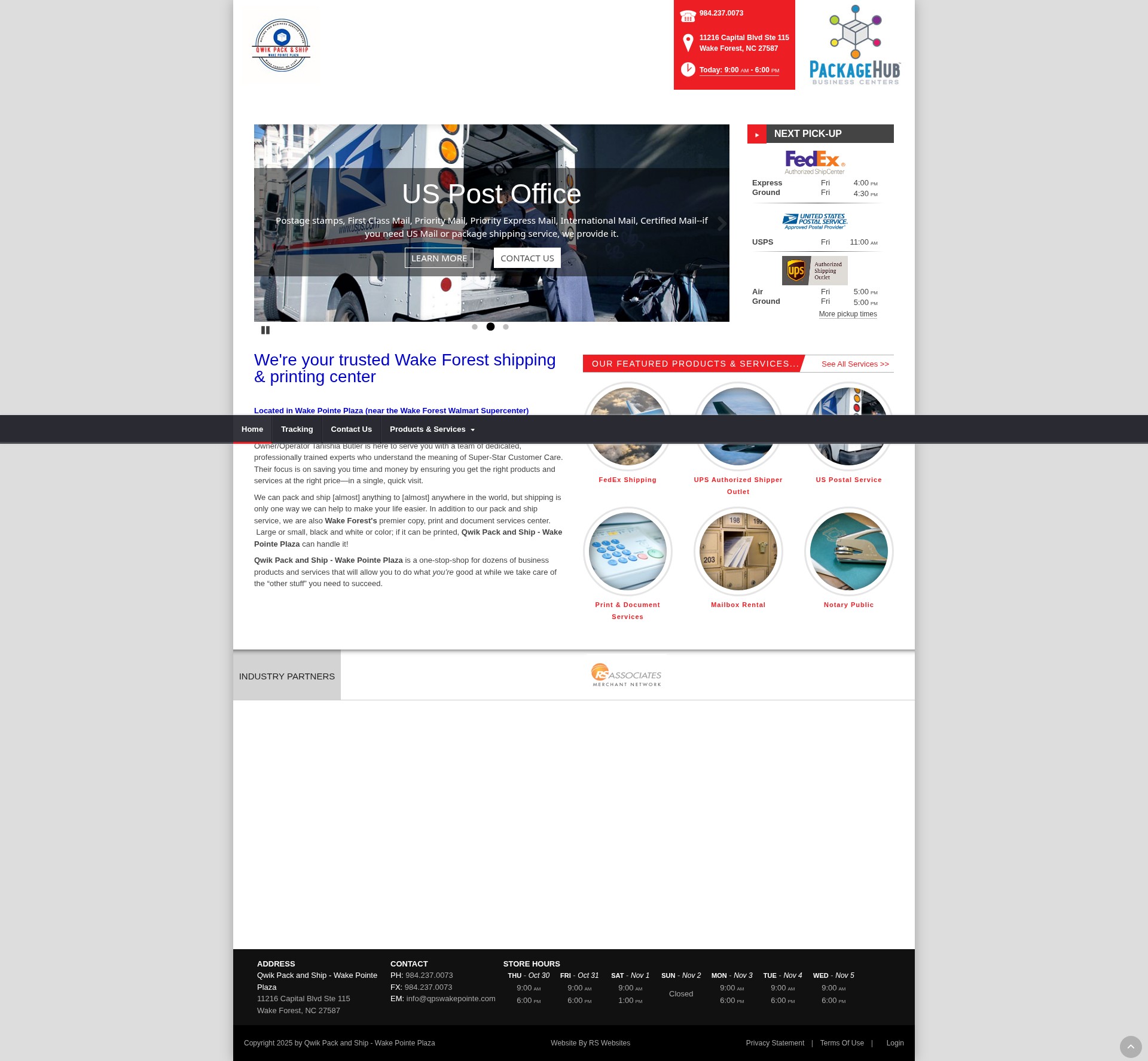 Screenshot of qpswakepointe.com