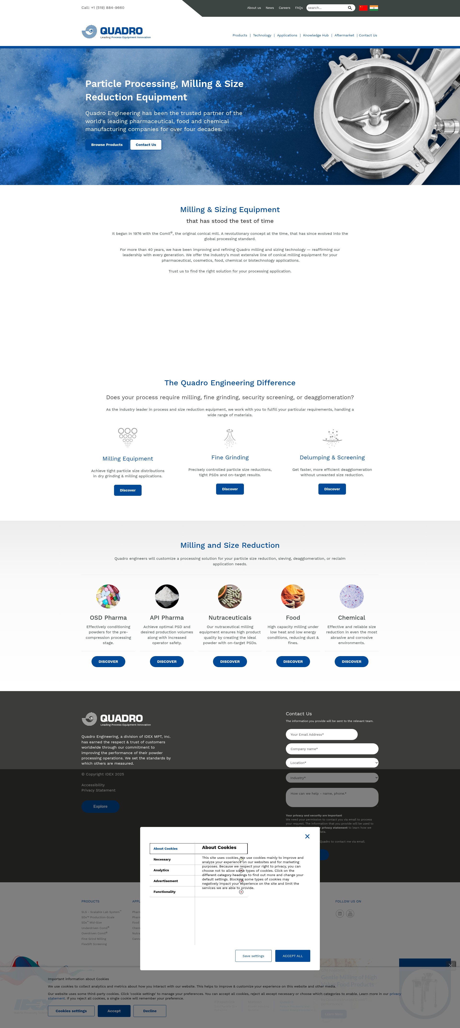 Screenshot of quadro-mpt.com