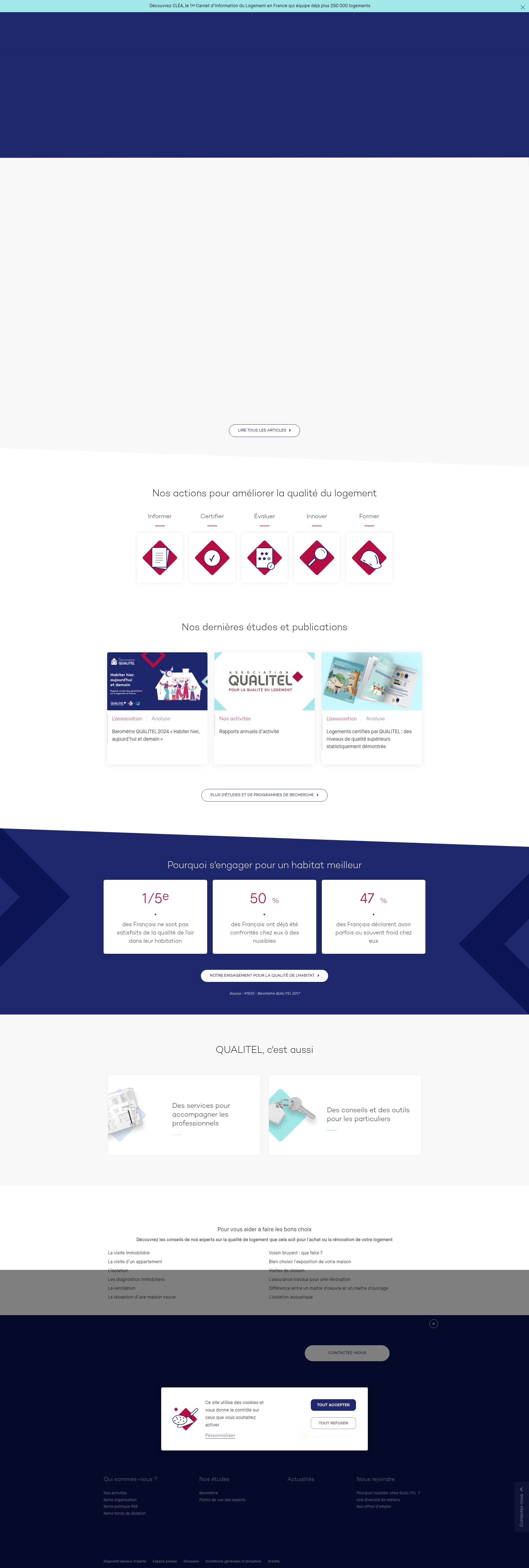 Screenshot of qualitel.org