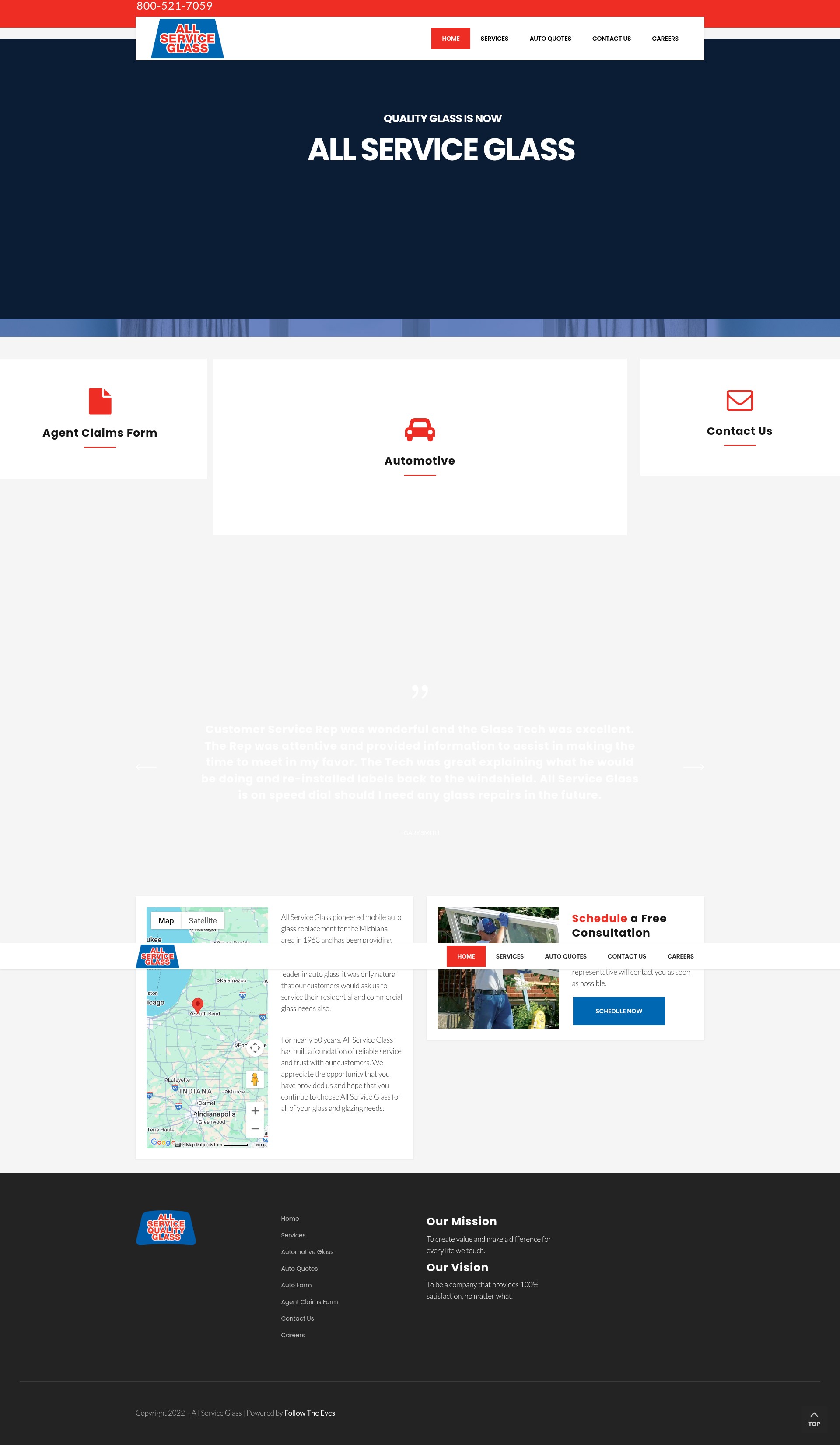 Screenshot of qualityglass.com