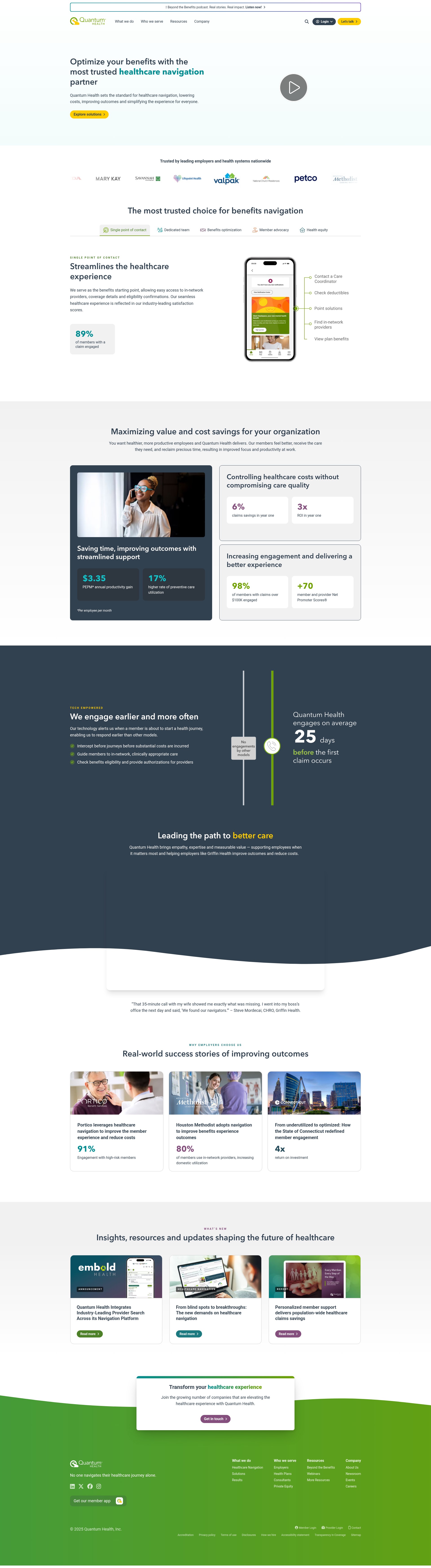Screenshot of quantum-health.com