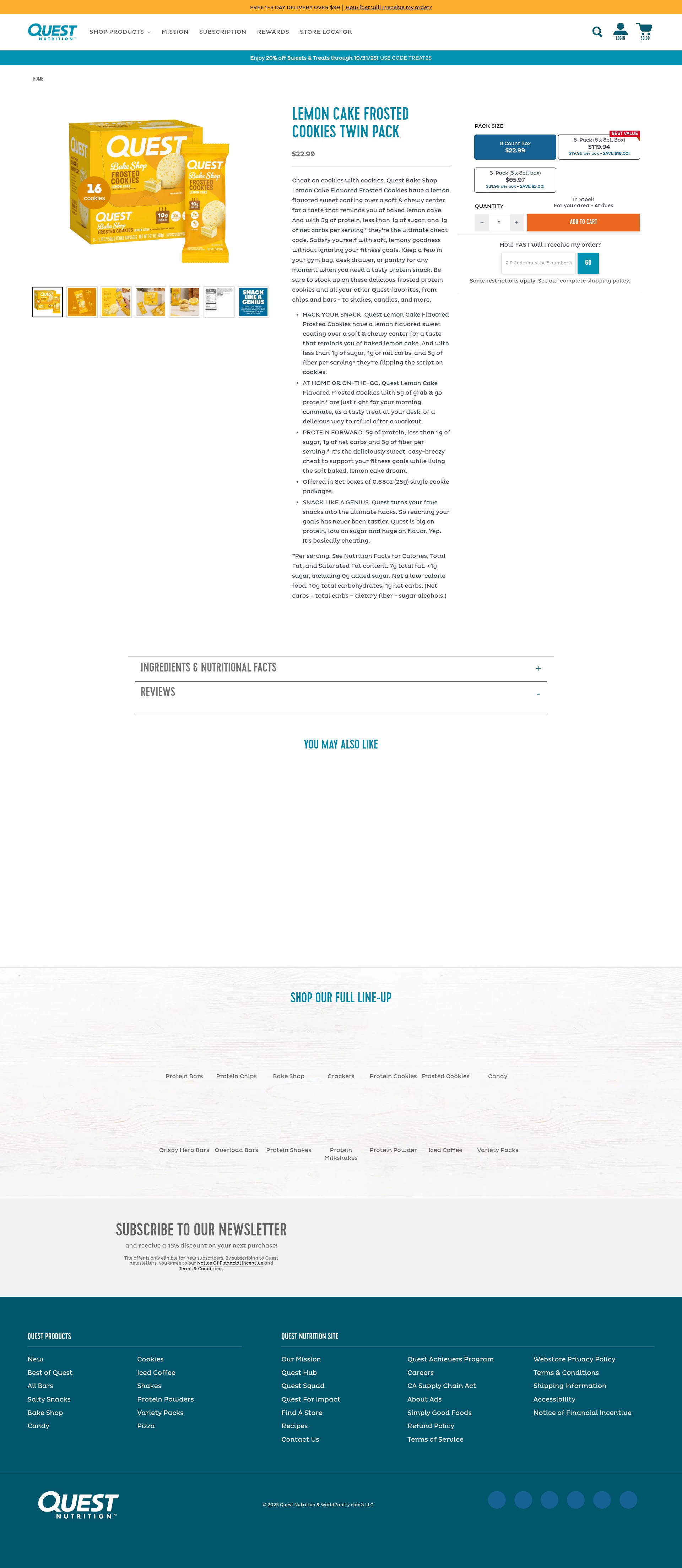 Screenshot of questnutrition.com