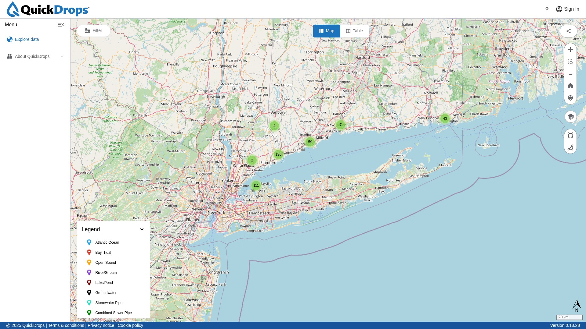 Screenshot of quickdrops.org