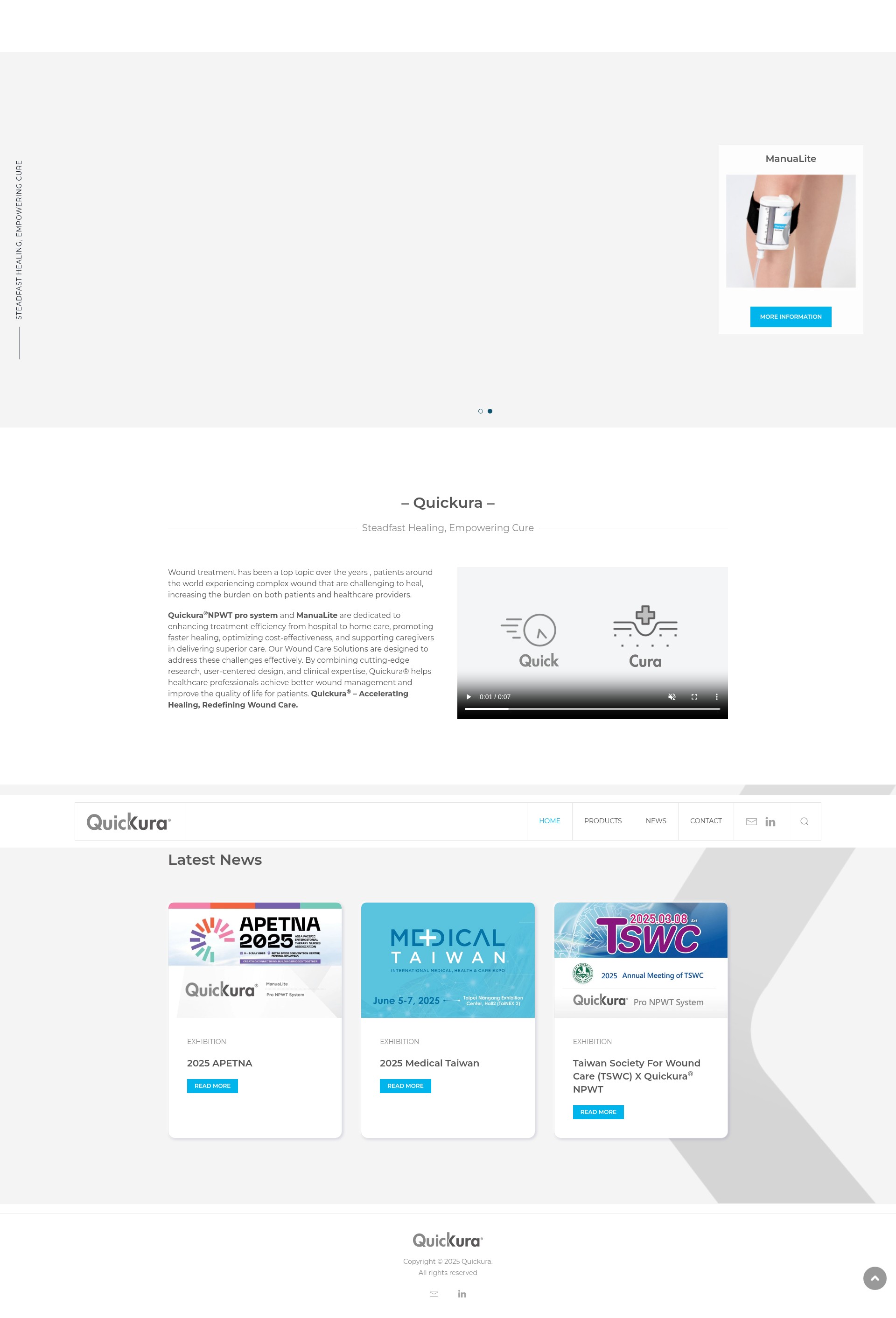 Screenshot of quickura.com