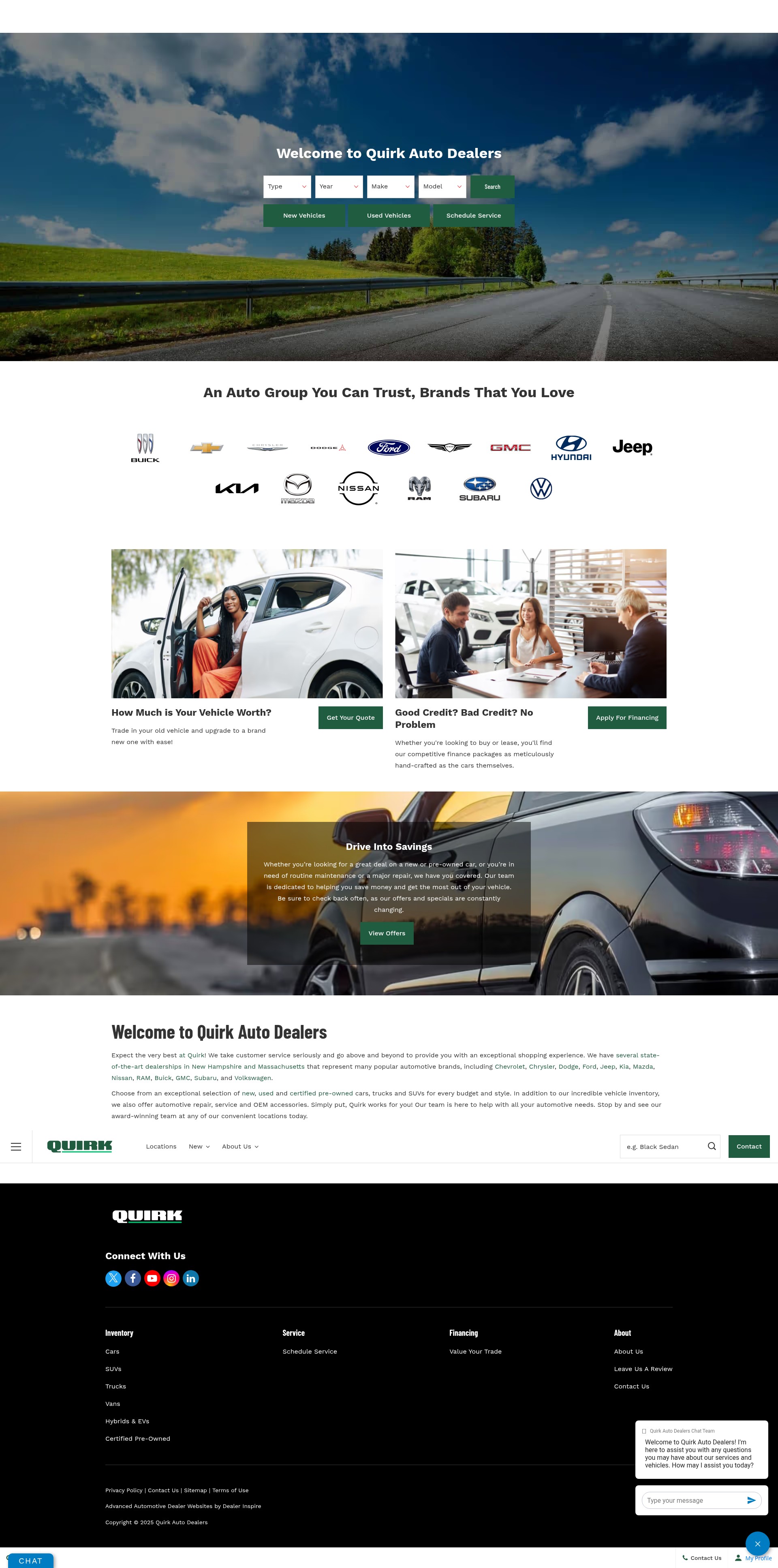 Screenshot of quirkcars.com