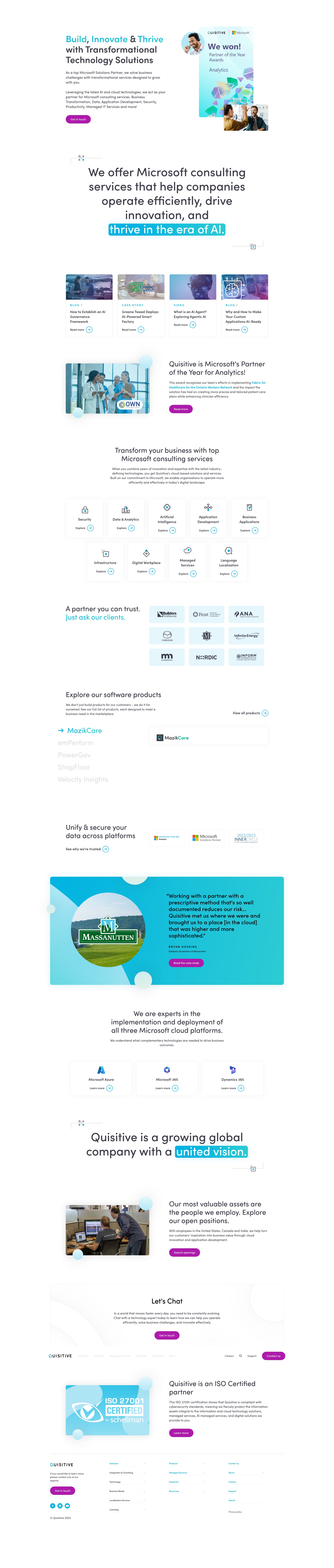 Screenshot of quisitive.com