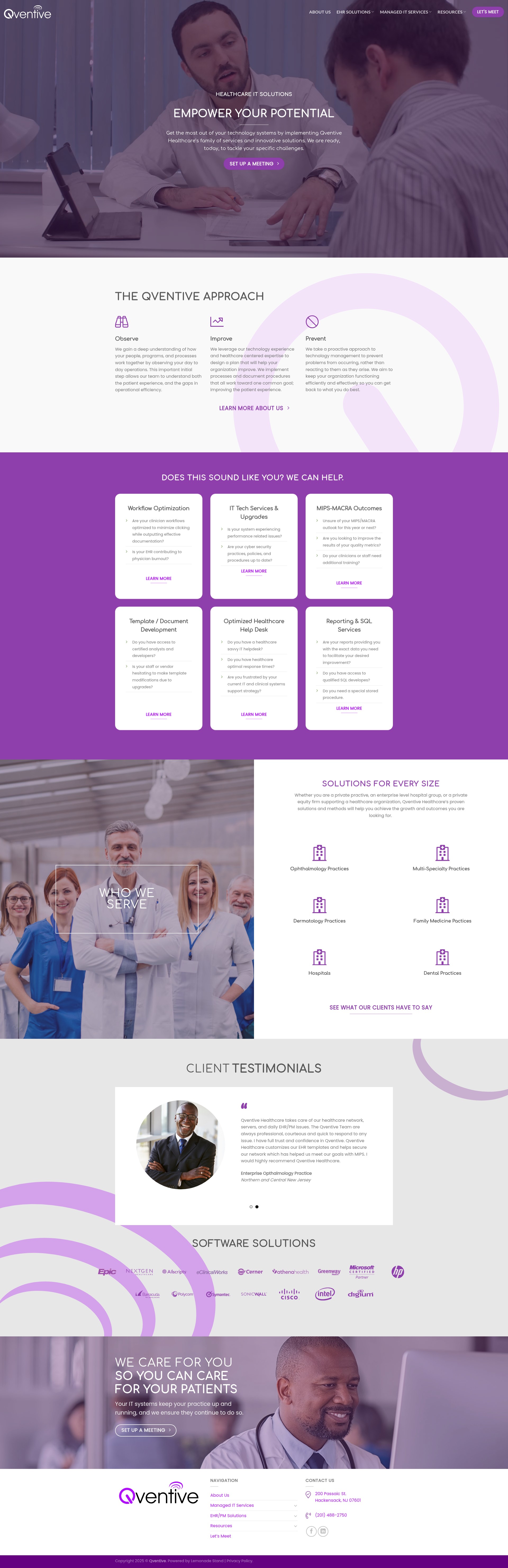 Screenshot of qventive.com