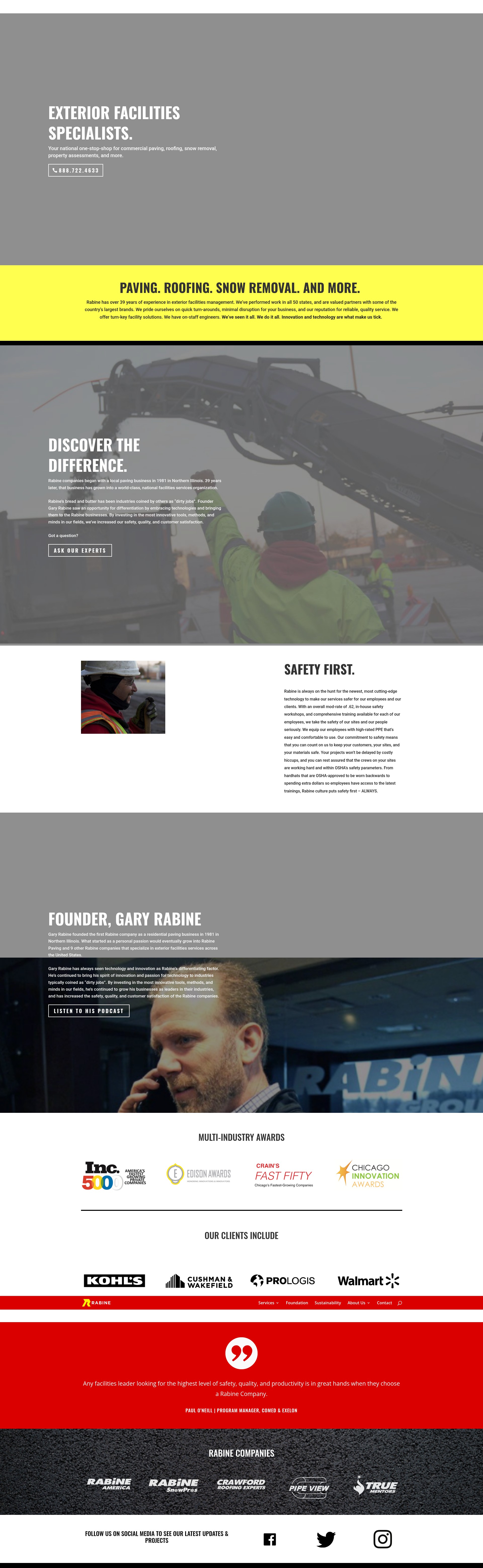 Screenshot of rabine.com