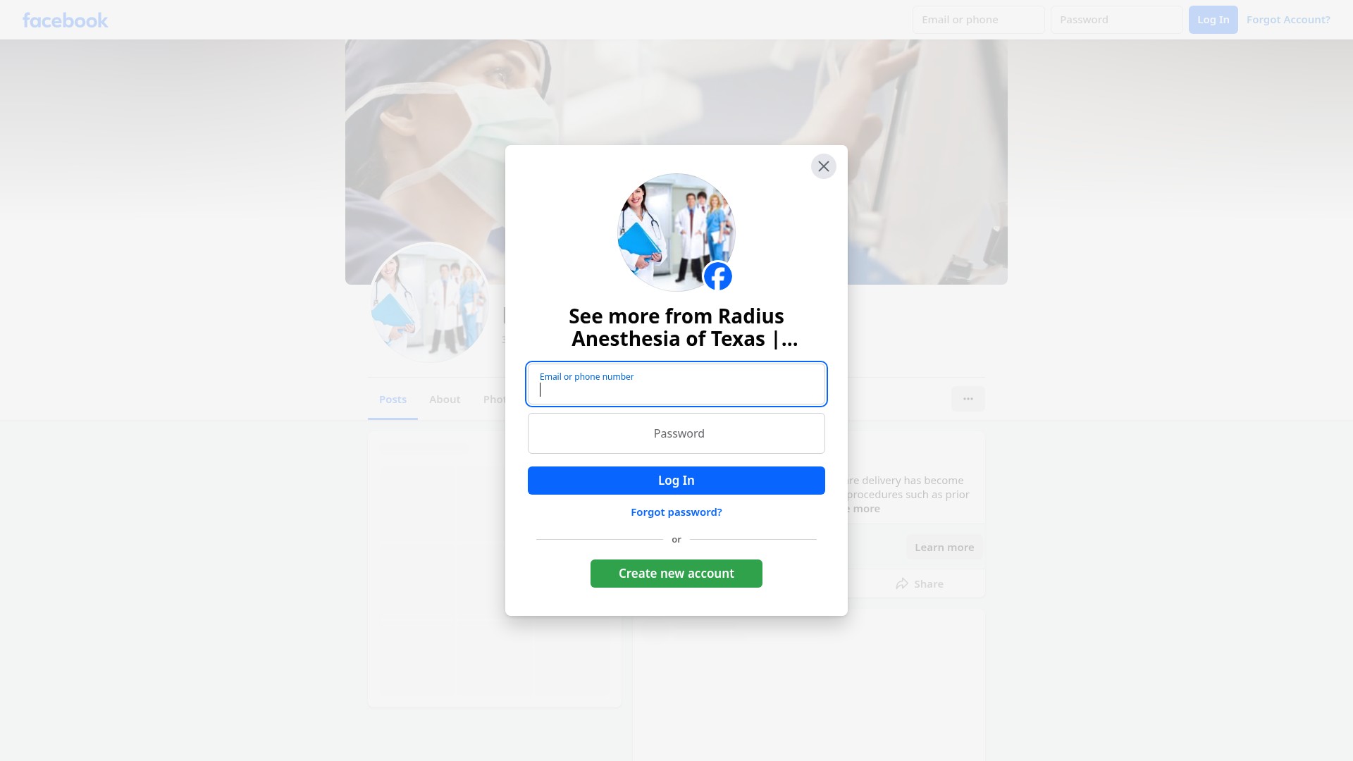 Screenshot of radiustx.com