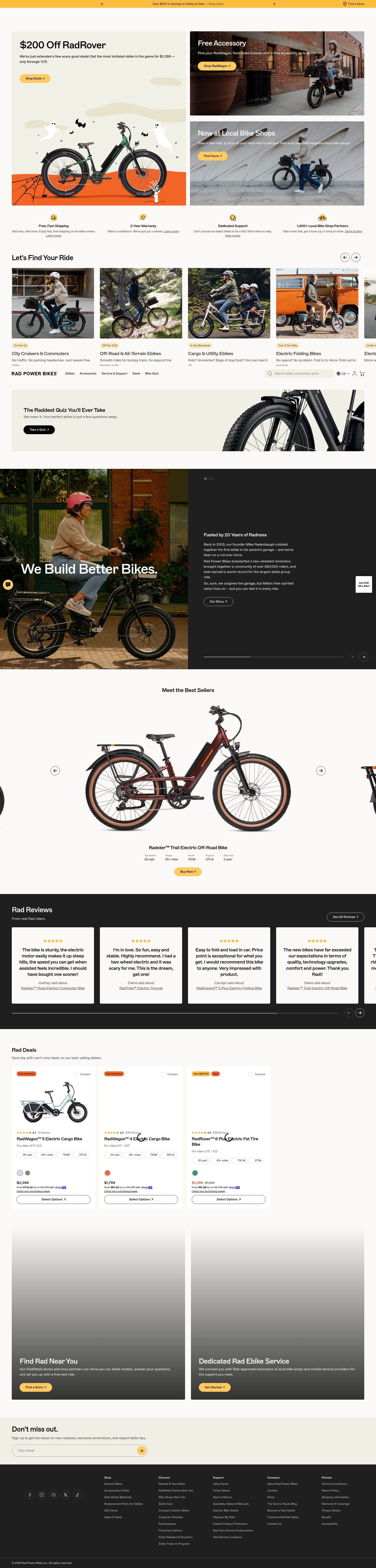 Screenshot of radpowerbikes.com
