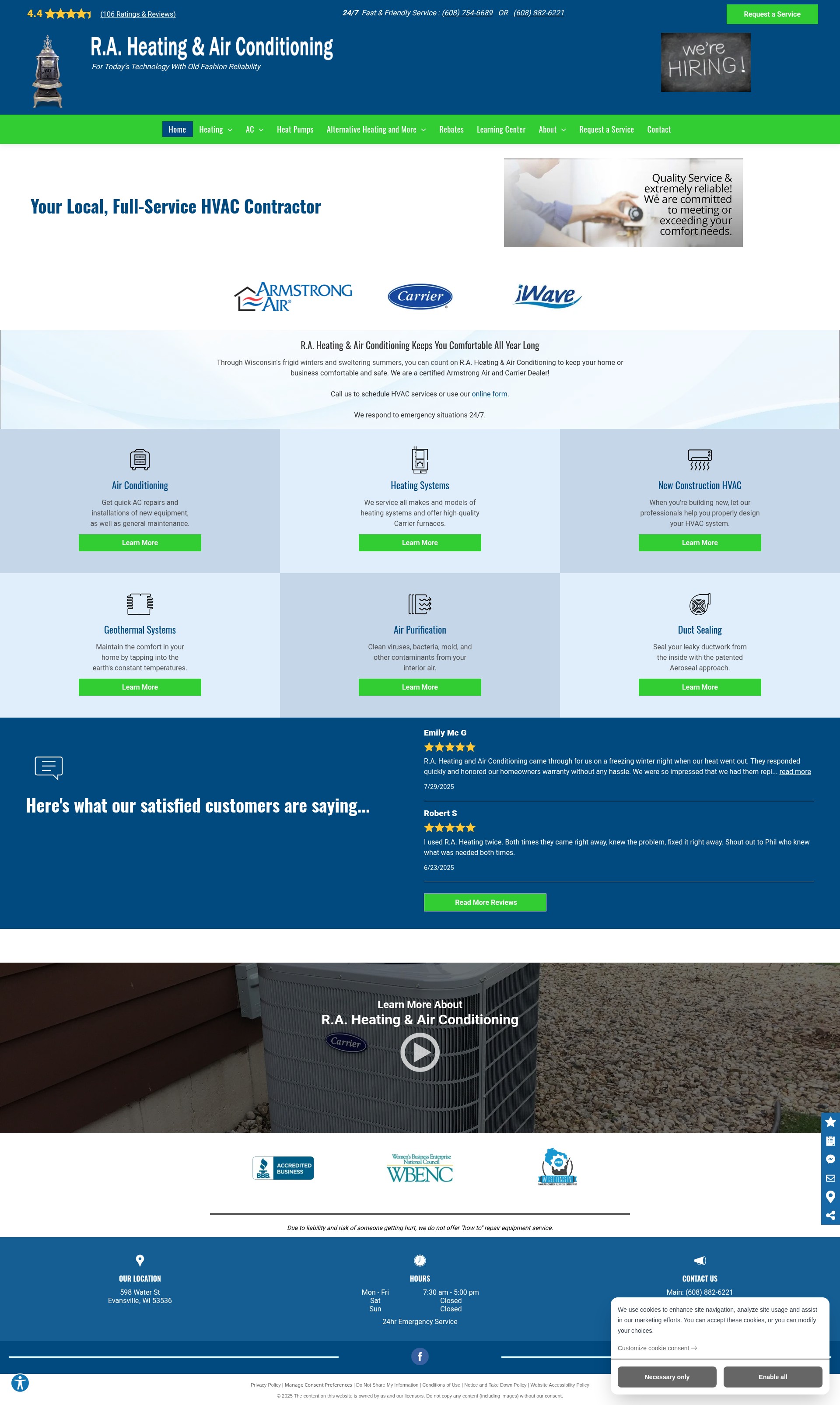 Screenshot of raheating.com