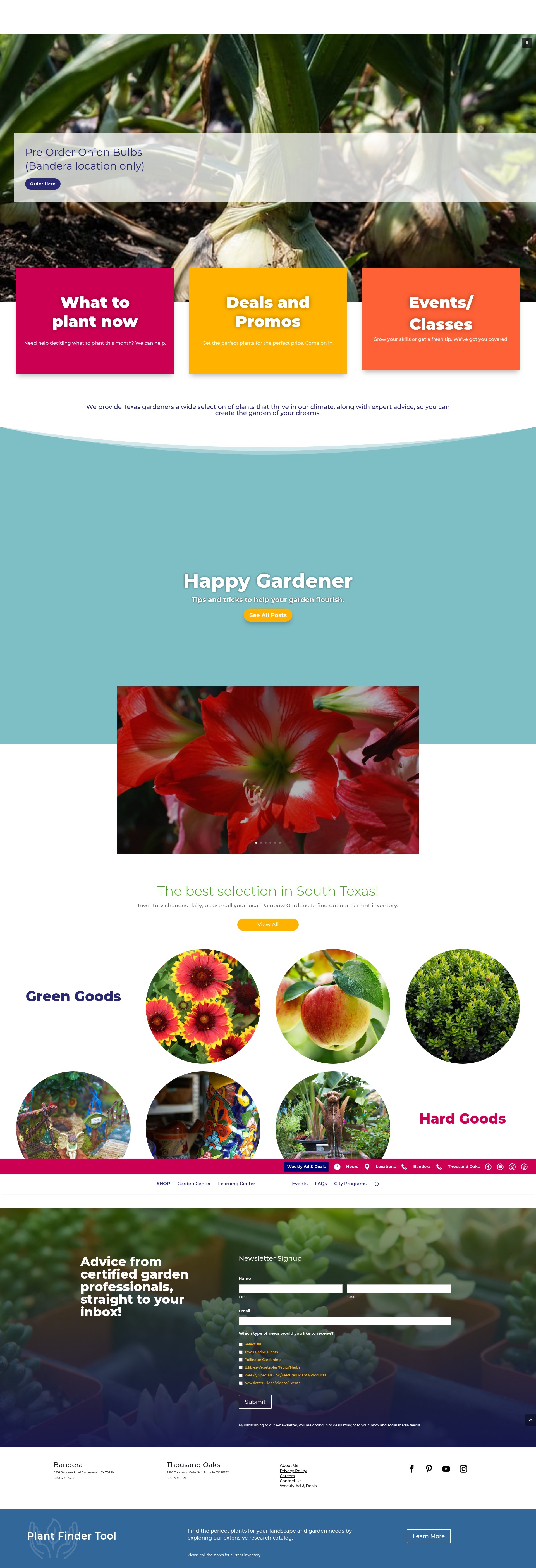 Screenshot of rainbowgardens.biz