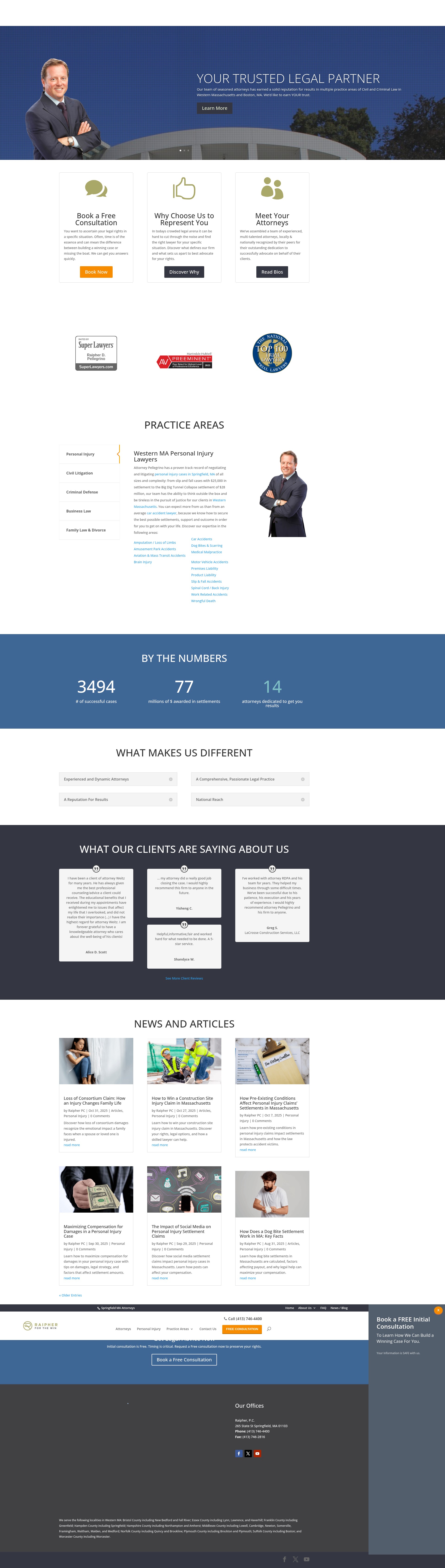 Screenshot of raipher.com