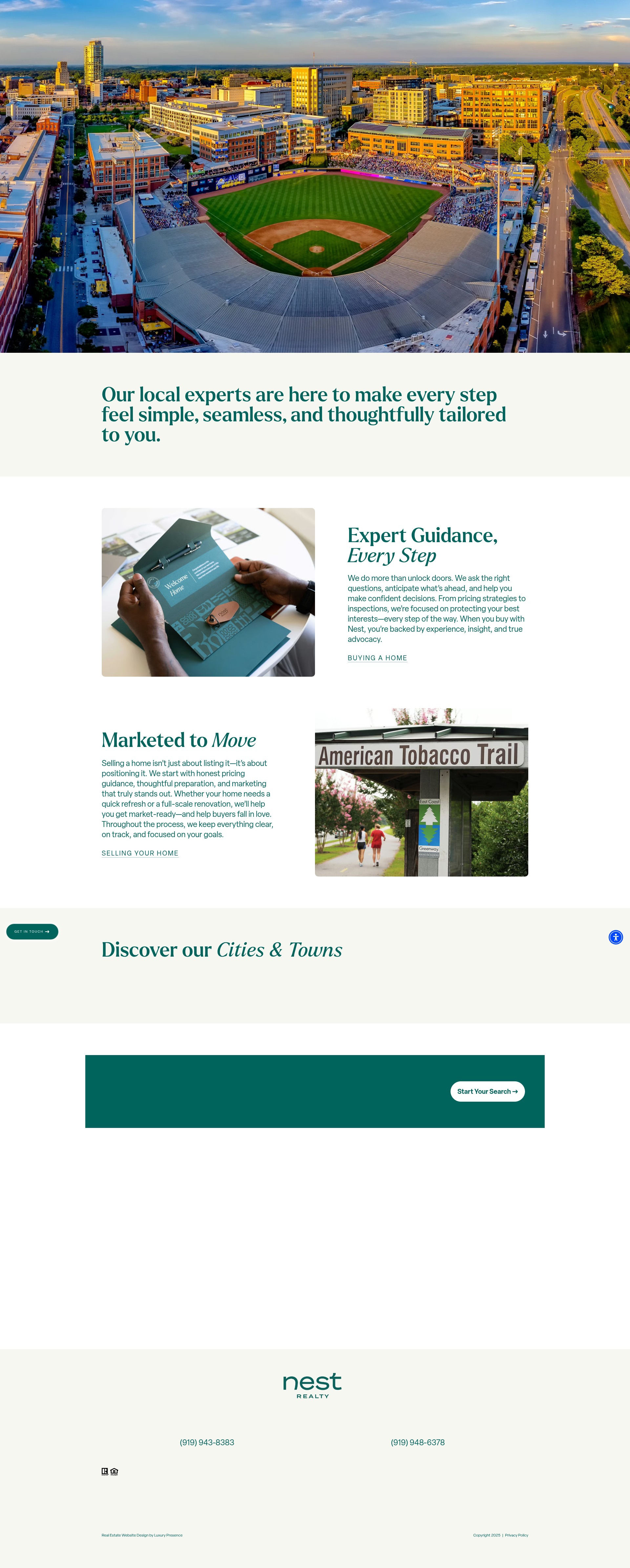 Screenshot of raleighdurham.nestrealty.com