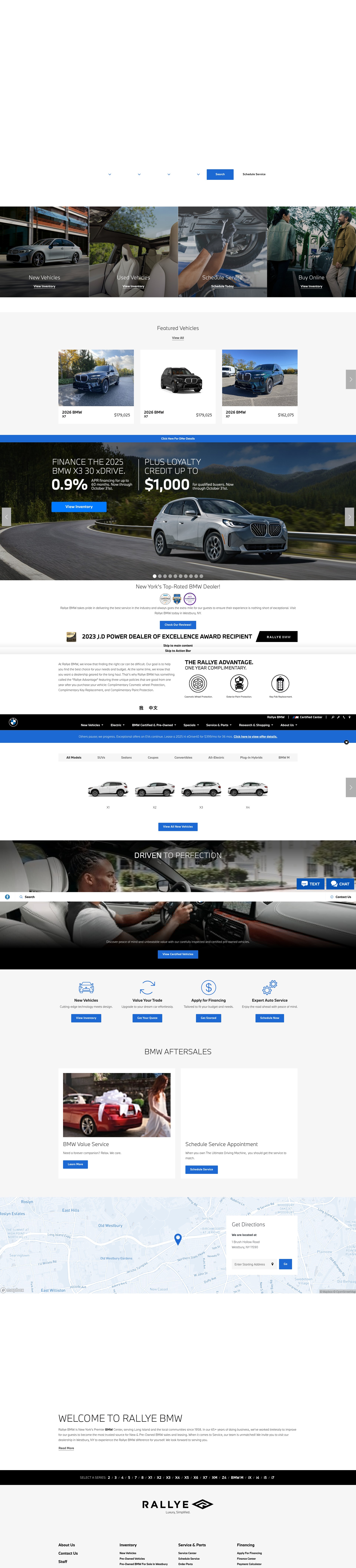 Screenshot of rallyebmw.com