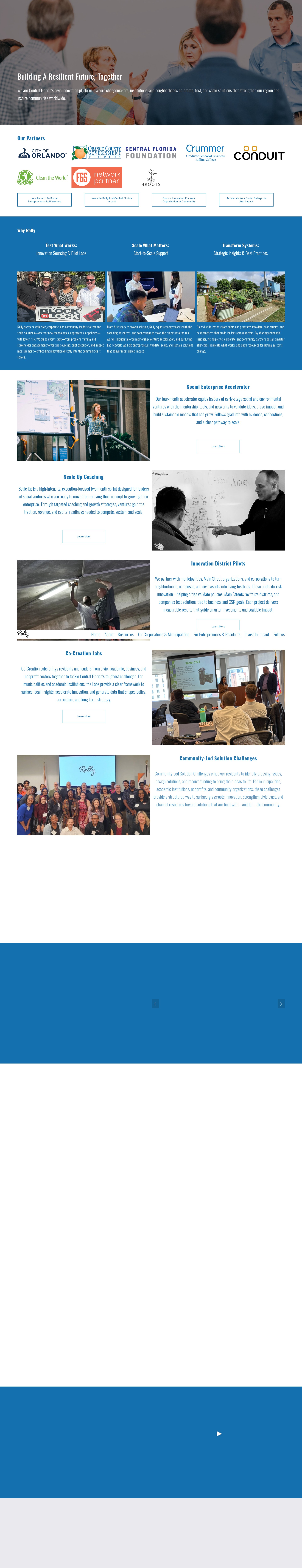 Screenshot of rallysea.com