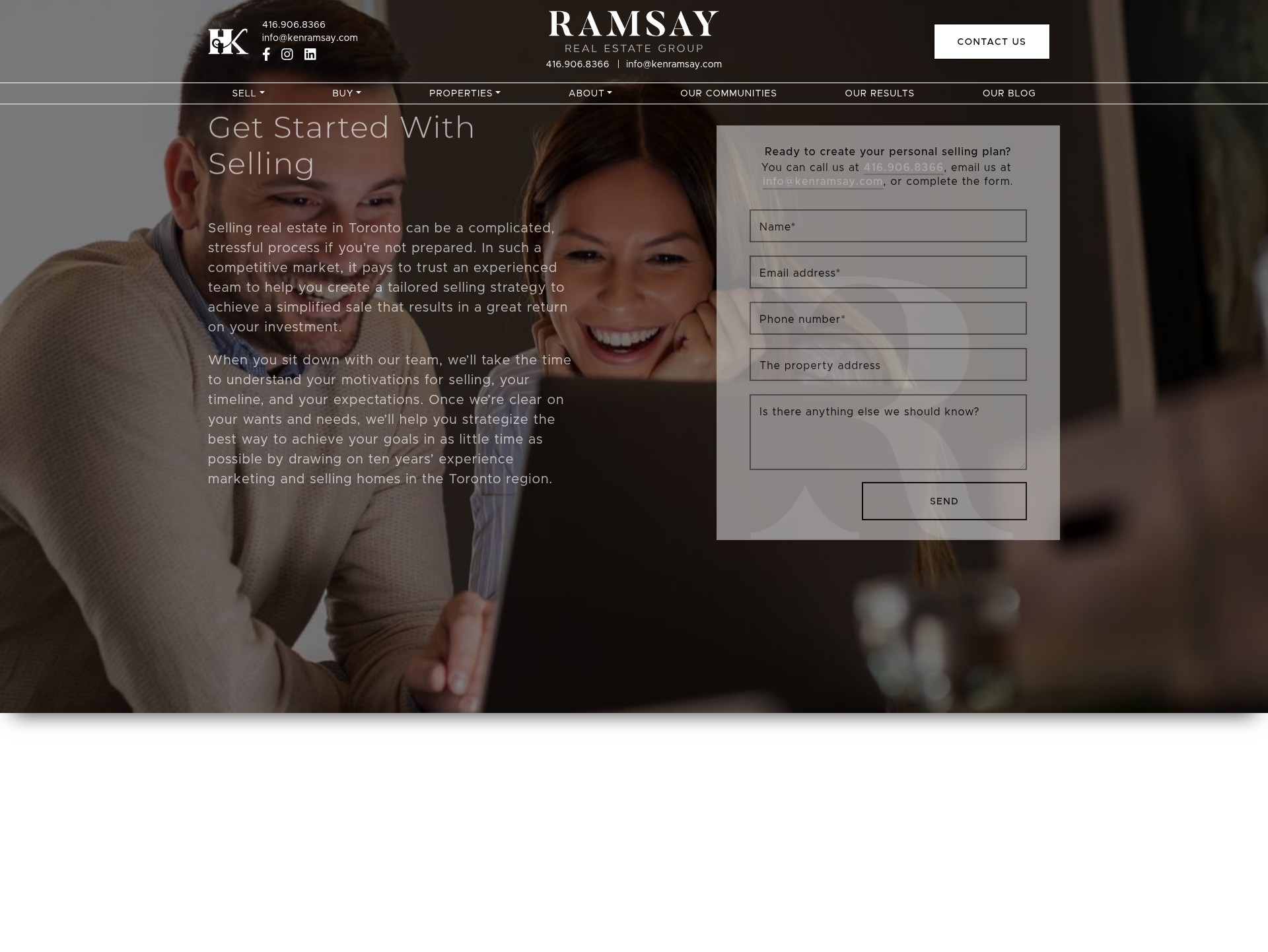 Screenshot of ramsayrealestate.ca