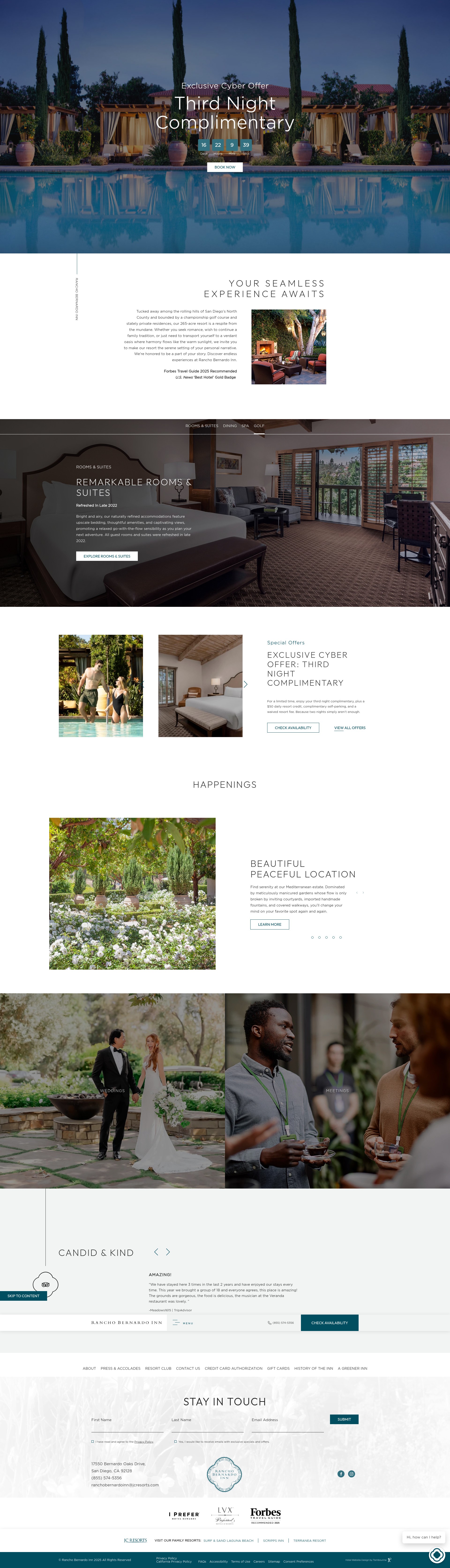 Screenshot of ranchobernardoinn.com