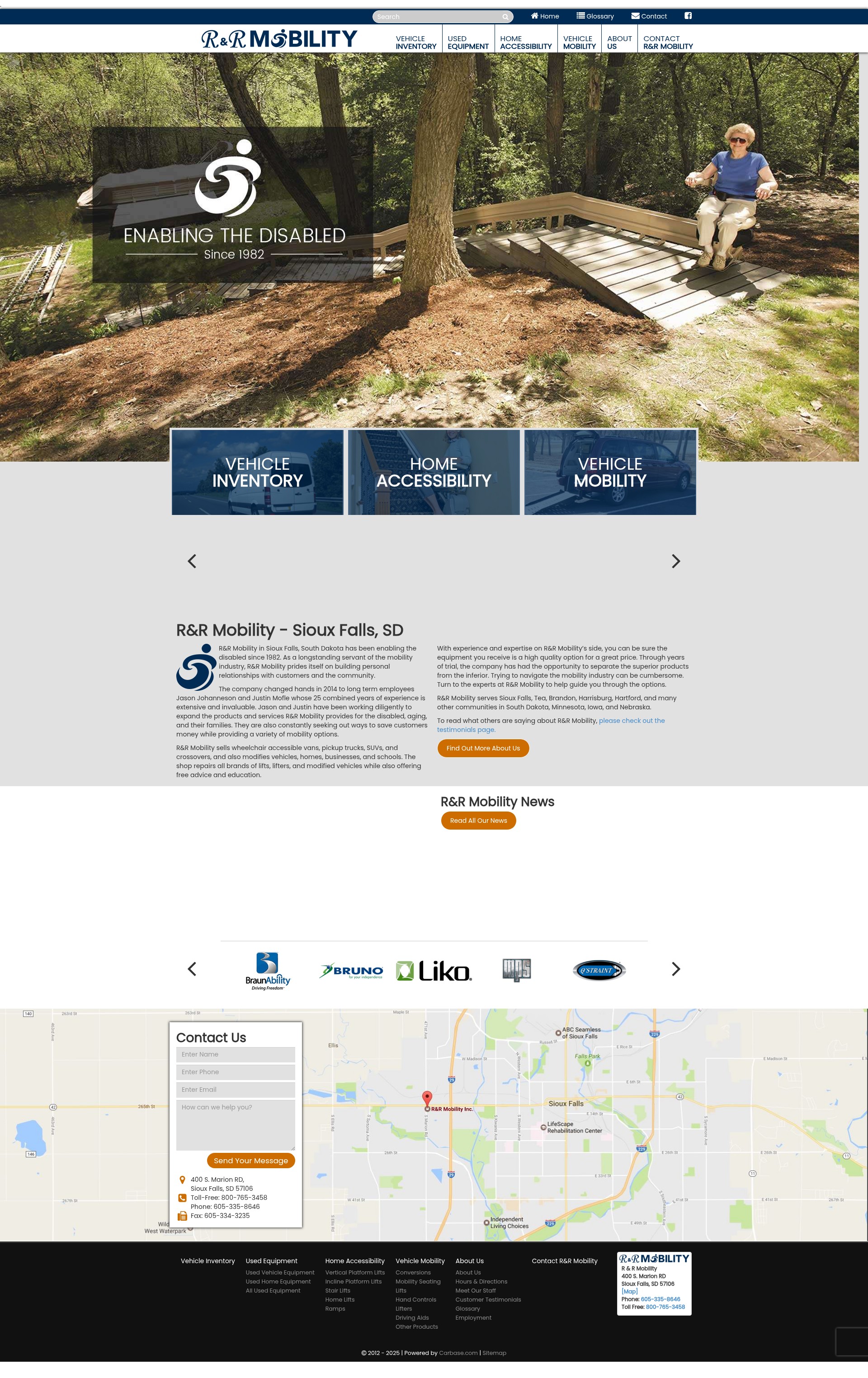 Screenshot of randrmobility.com