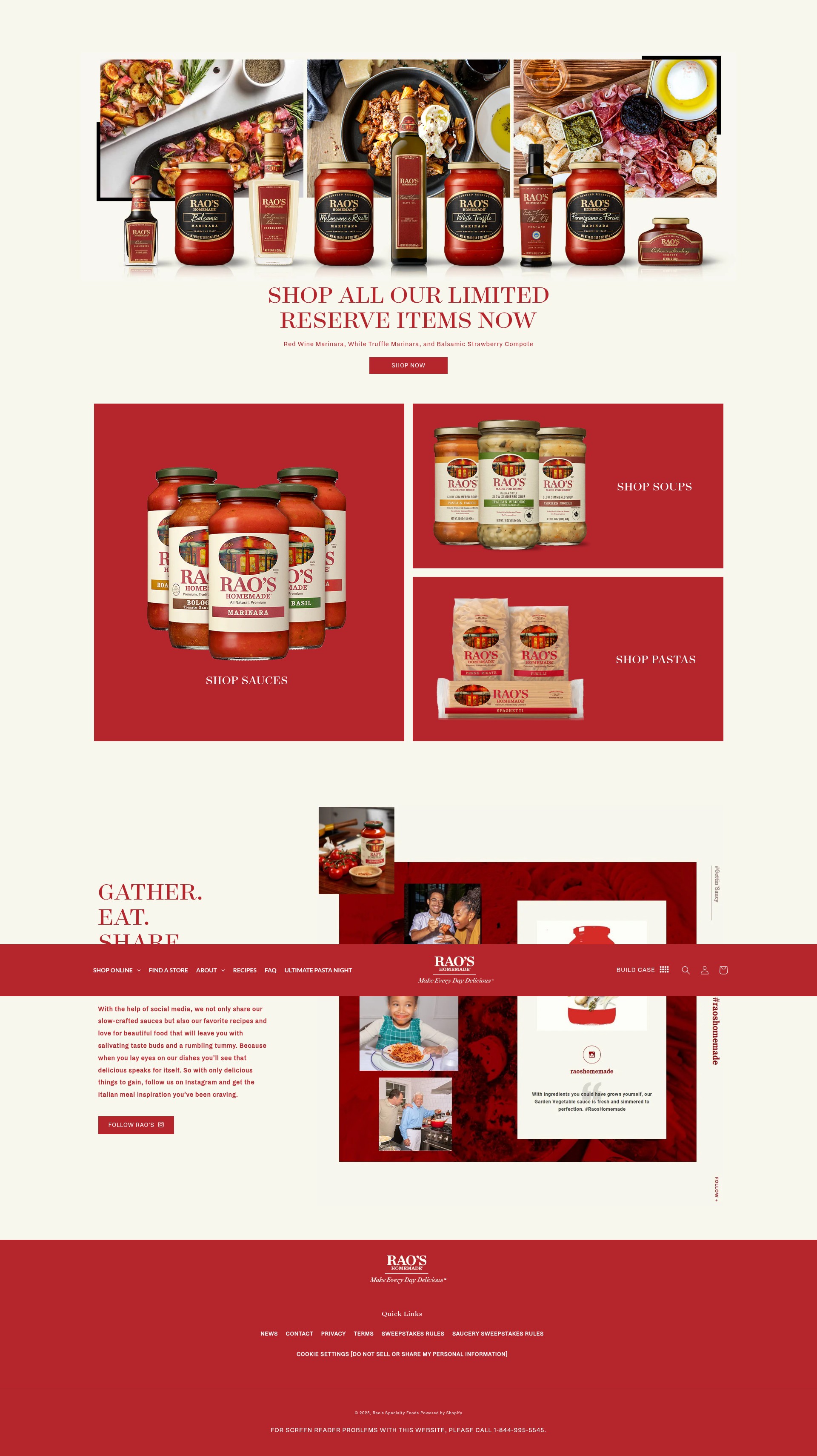 Screenshot of raos.com