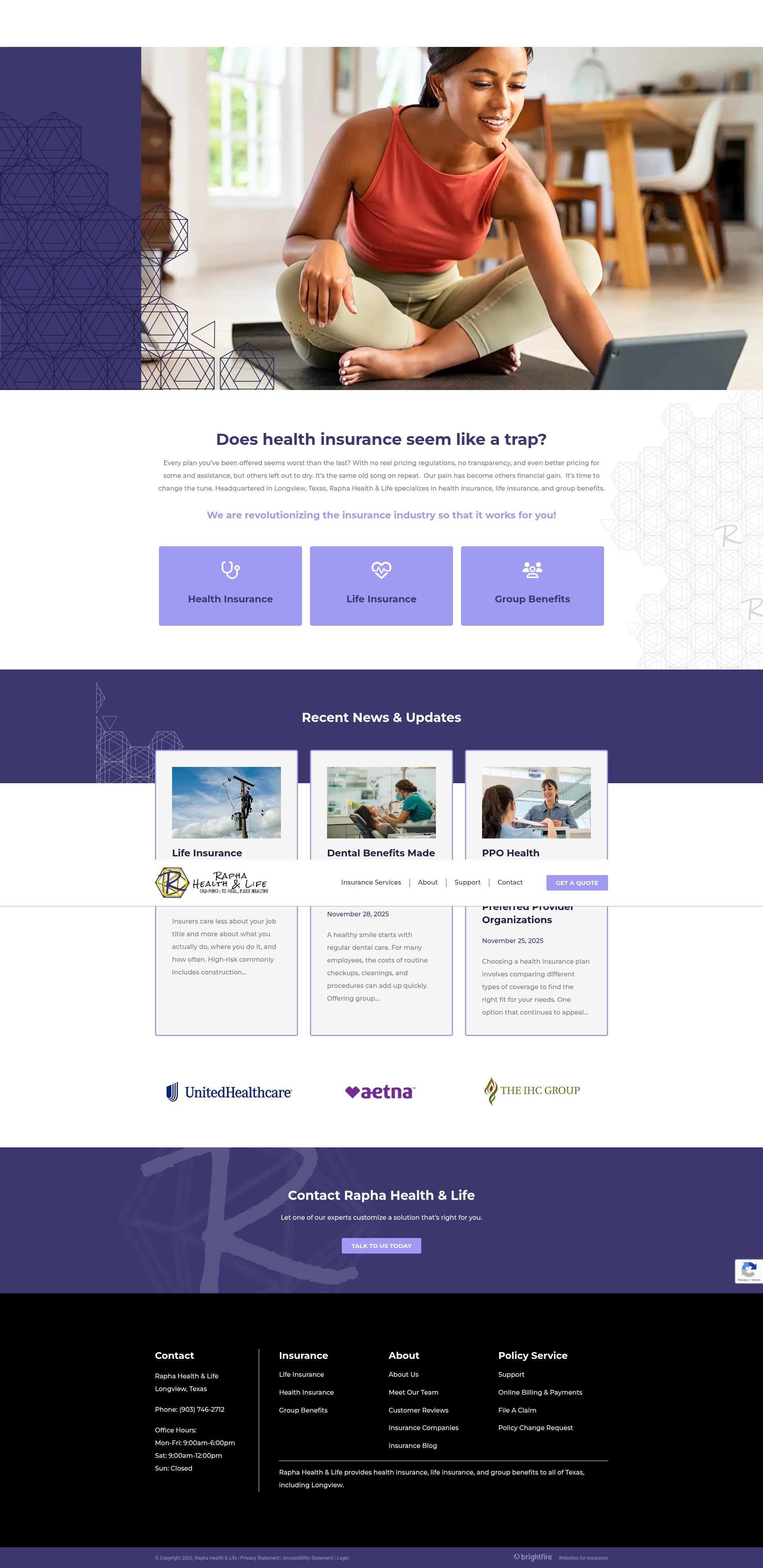 Screenshot of raphahl.com