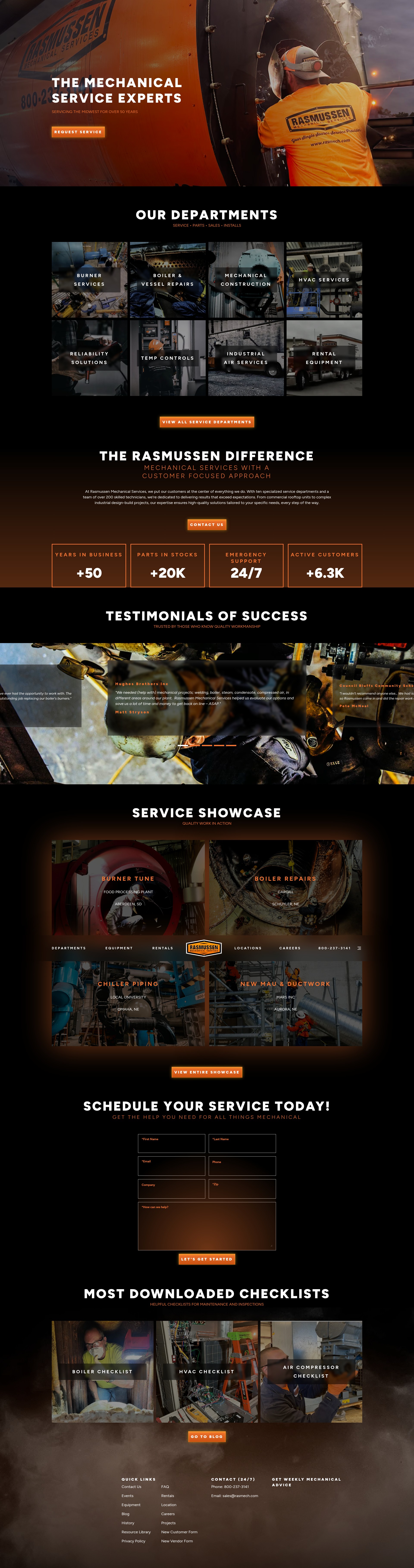 Screenshot of rasmech.com