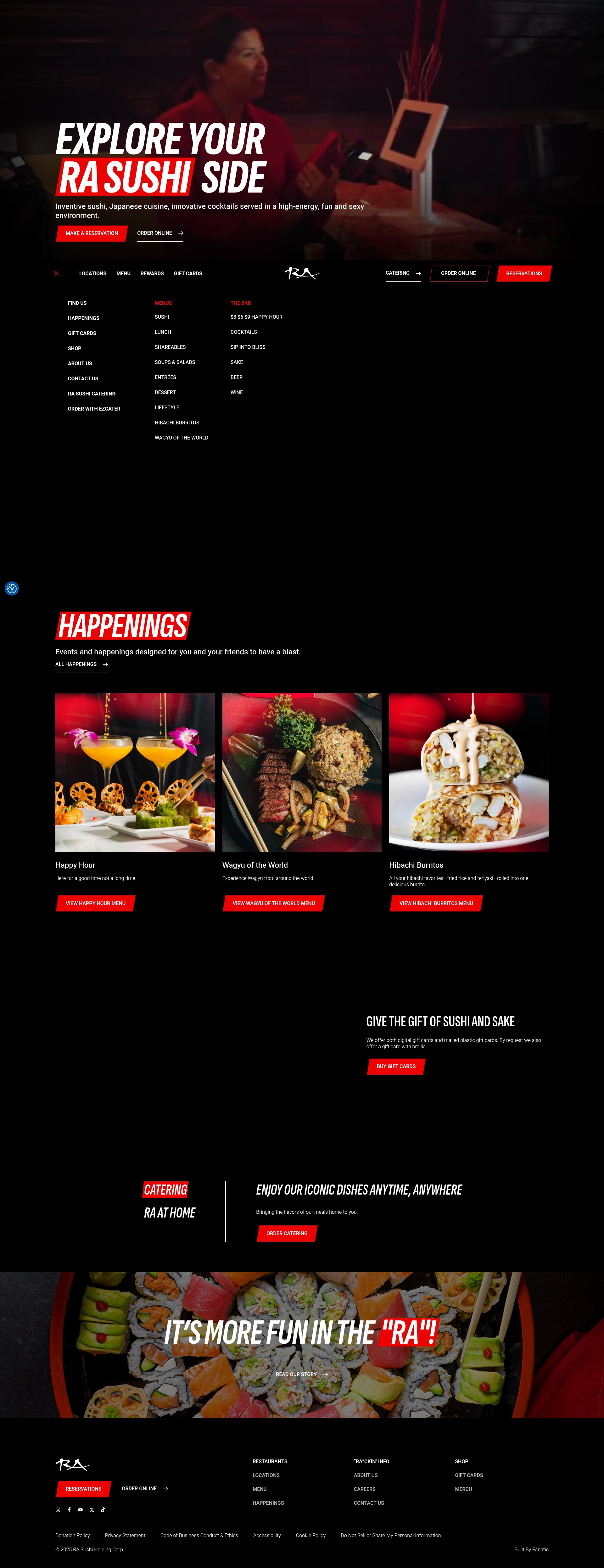 Screenshot of rasushi.com