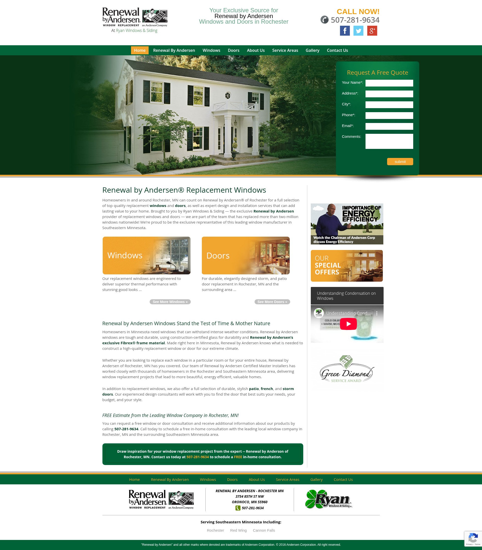 Screenshot of rbarochester.com