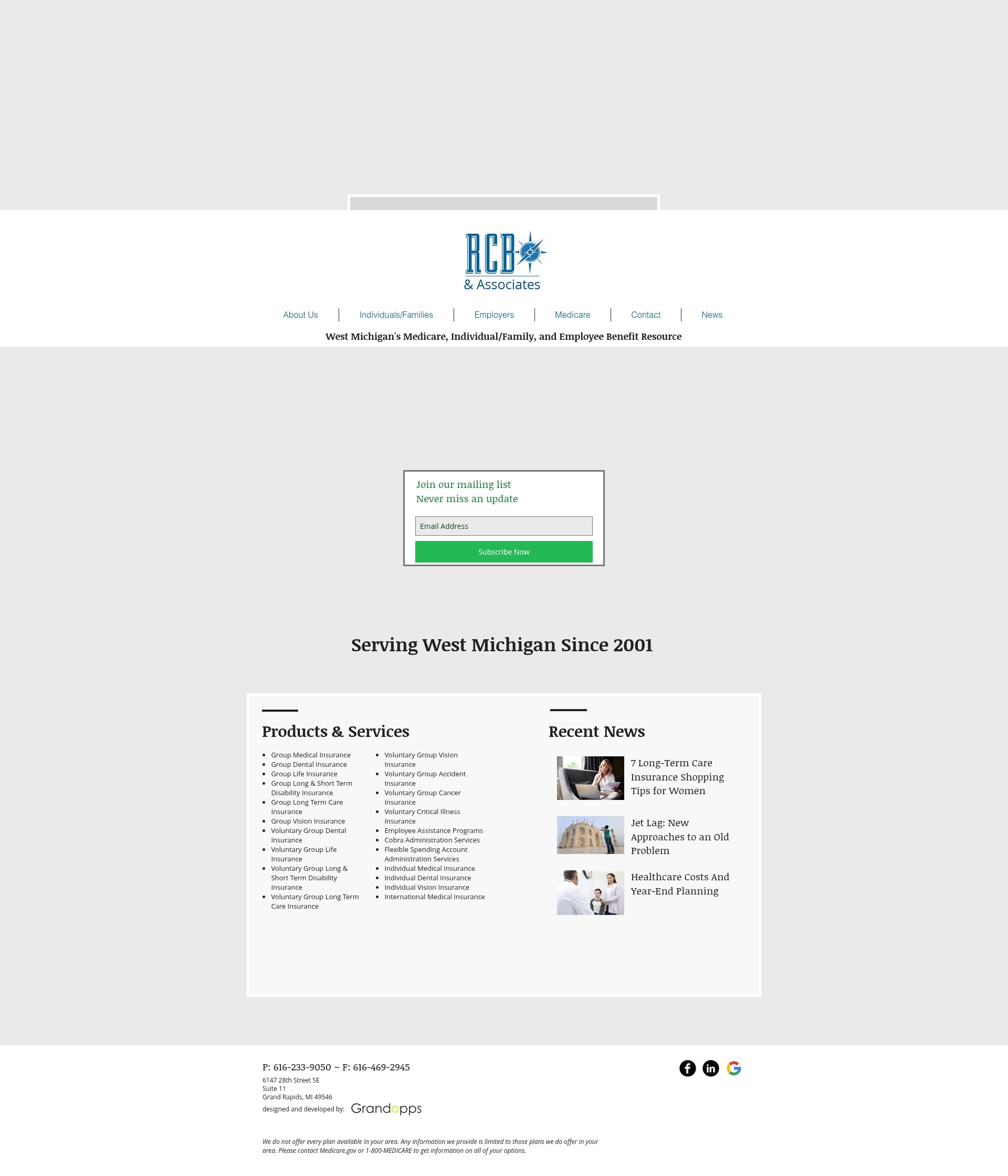 Screenshot of rcbassociatesllc.com