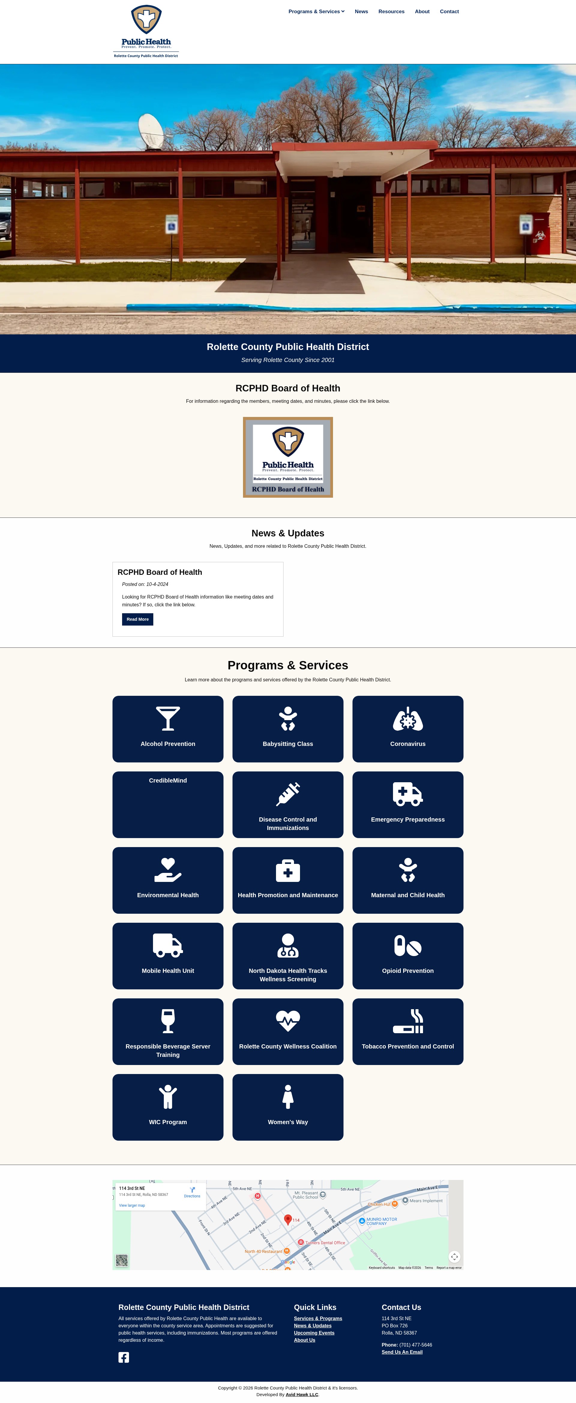 Screenshot of rcphd.com