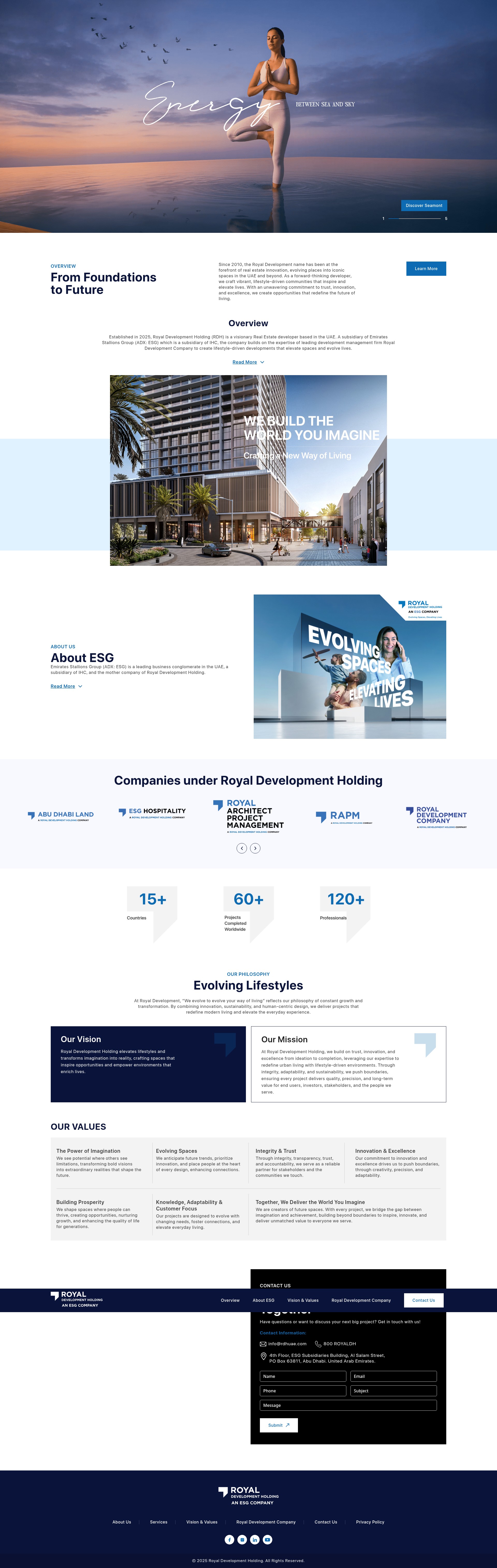 Screenshot of rdhuae.com