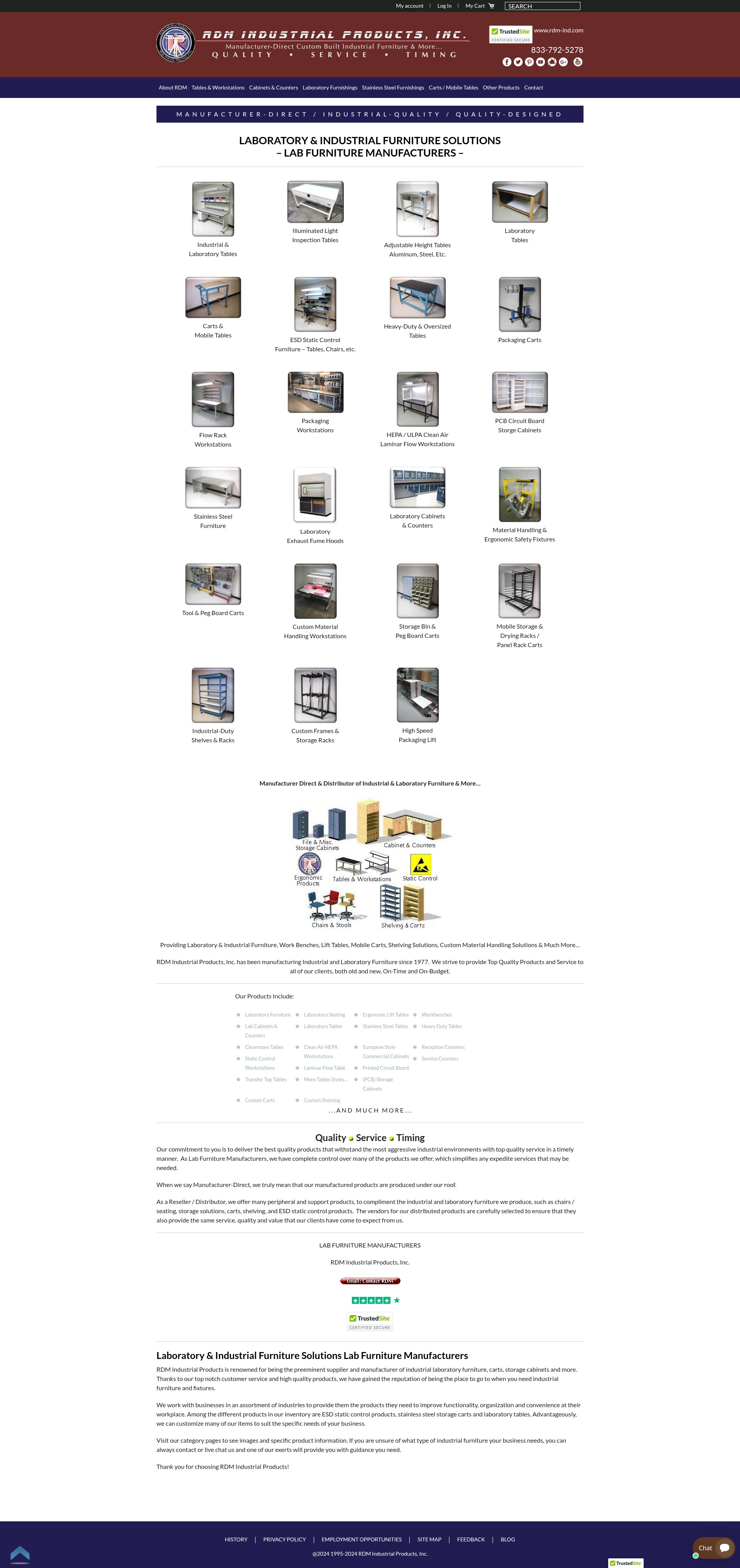 Screenshot of rdm-ind.com