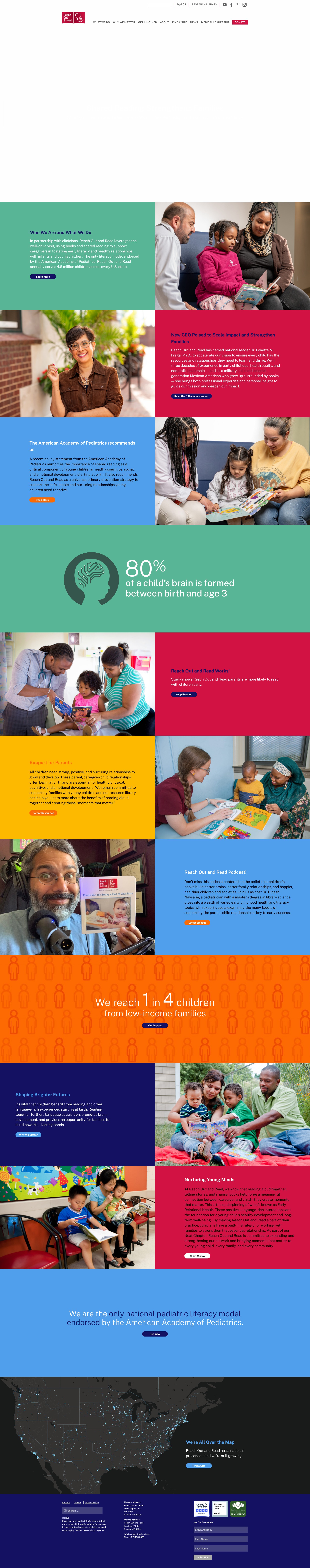 Screenshot of reachoutandread.org
