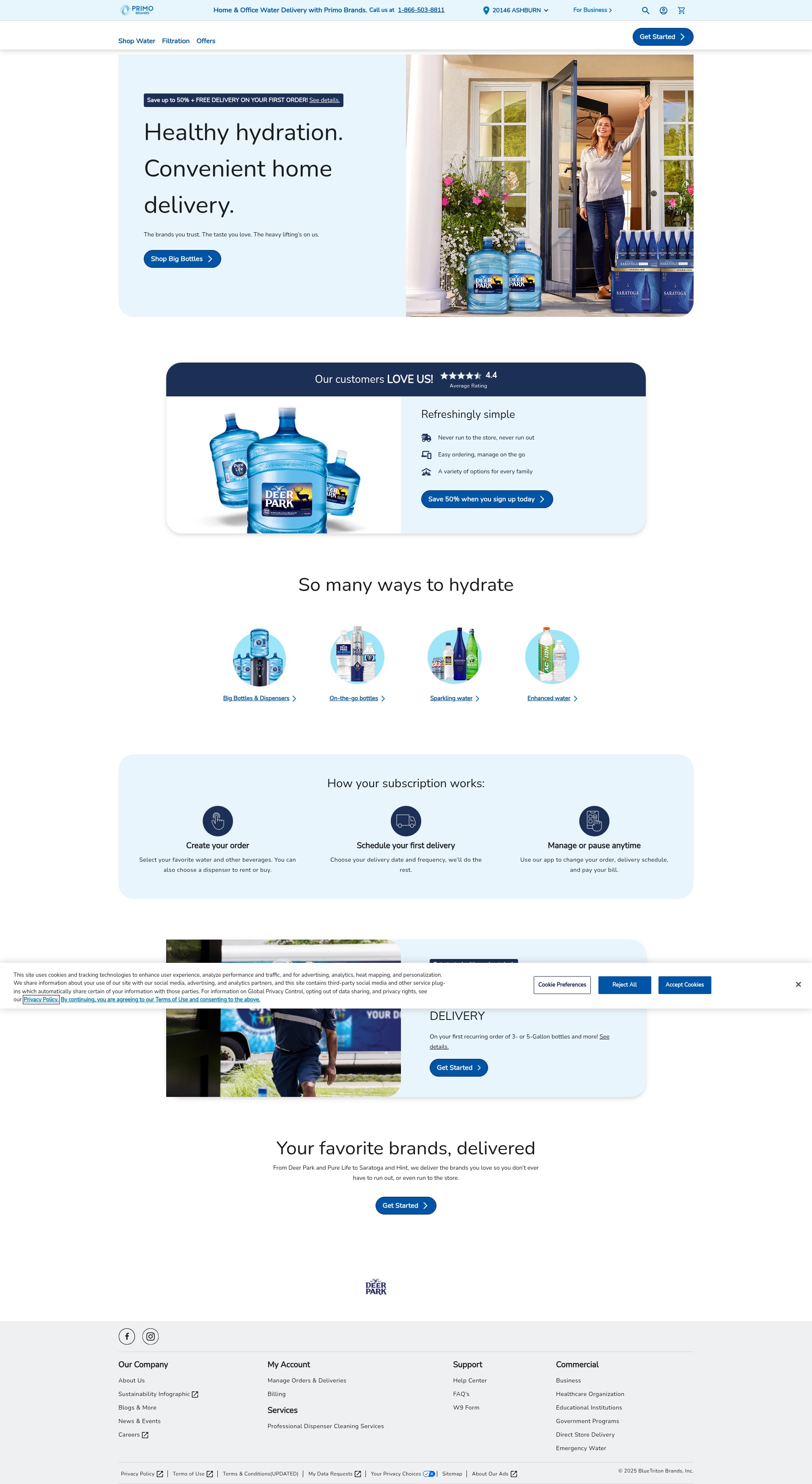 Screenshot of readyrefresh.com