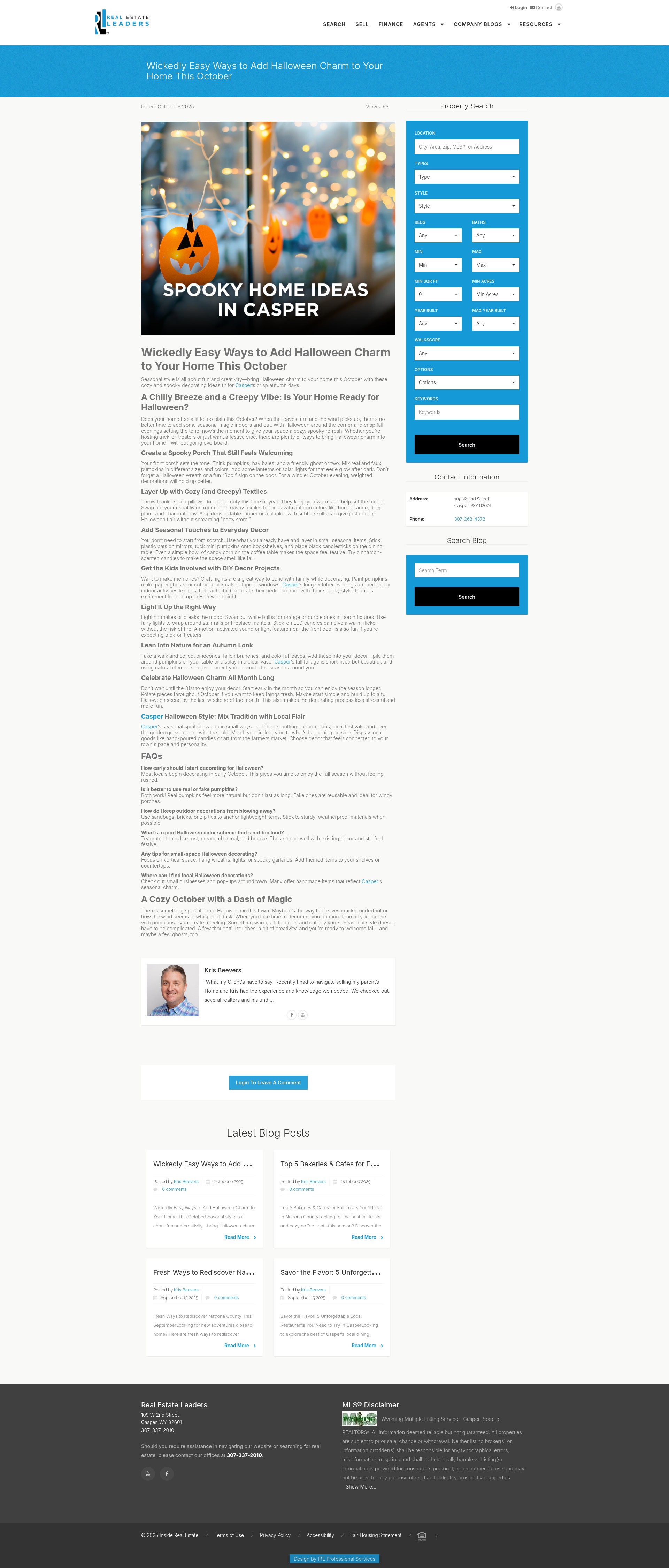 Screenshot of realestateleaders247.com