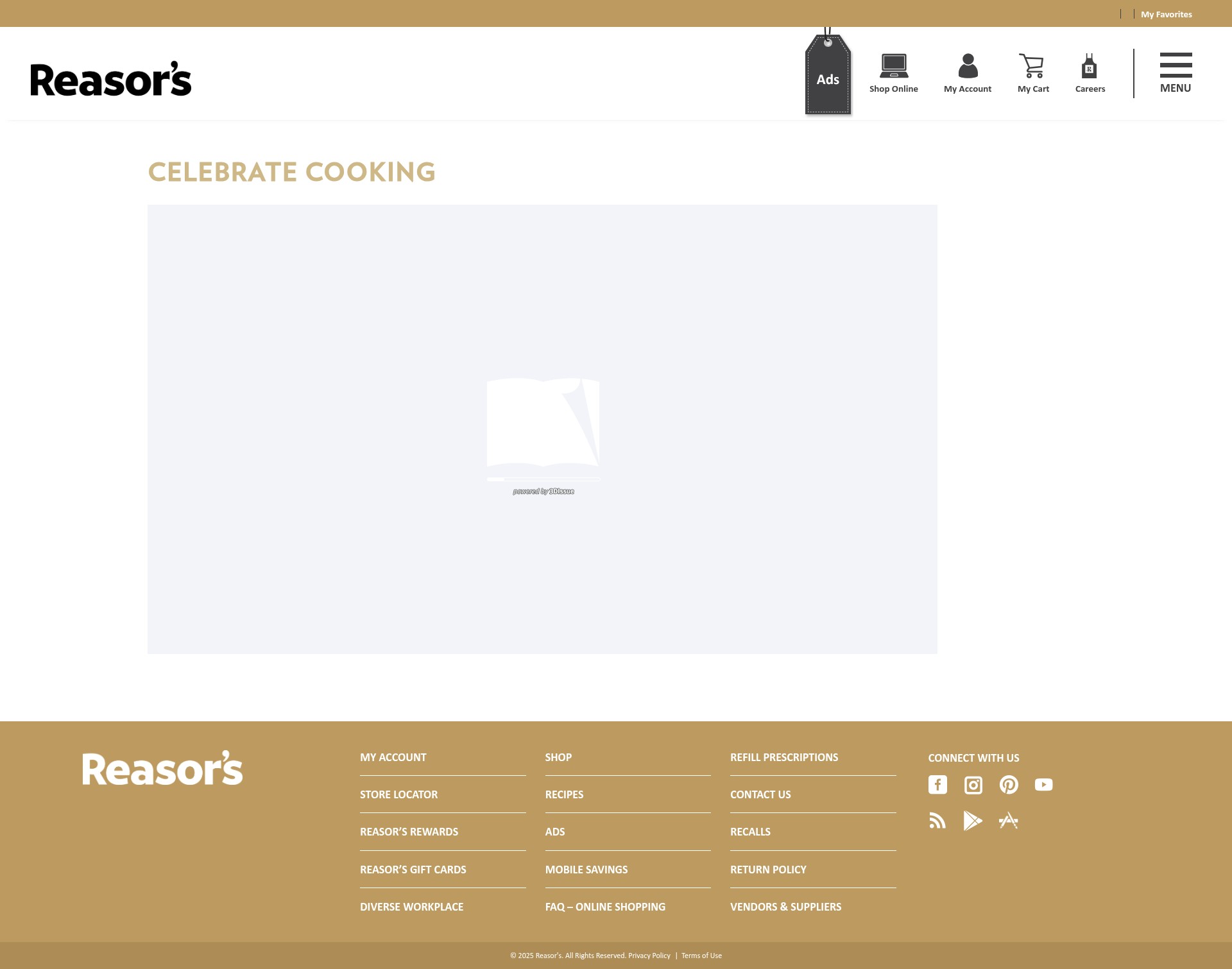Screenshot of reasors.com