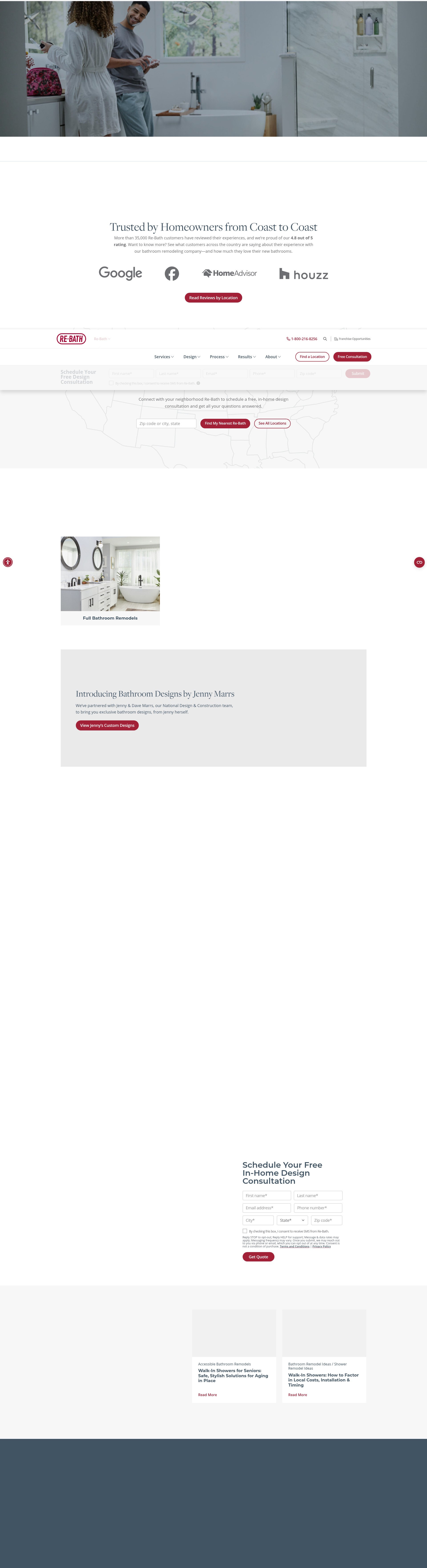 Screenshot of rebath.com