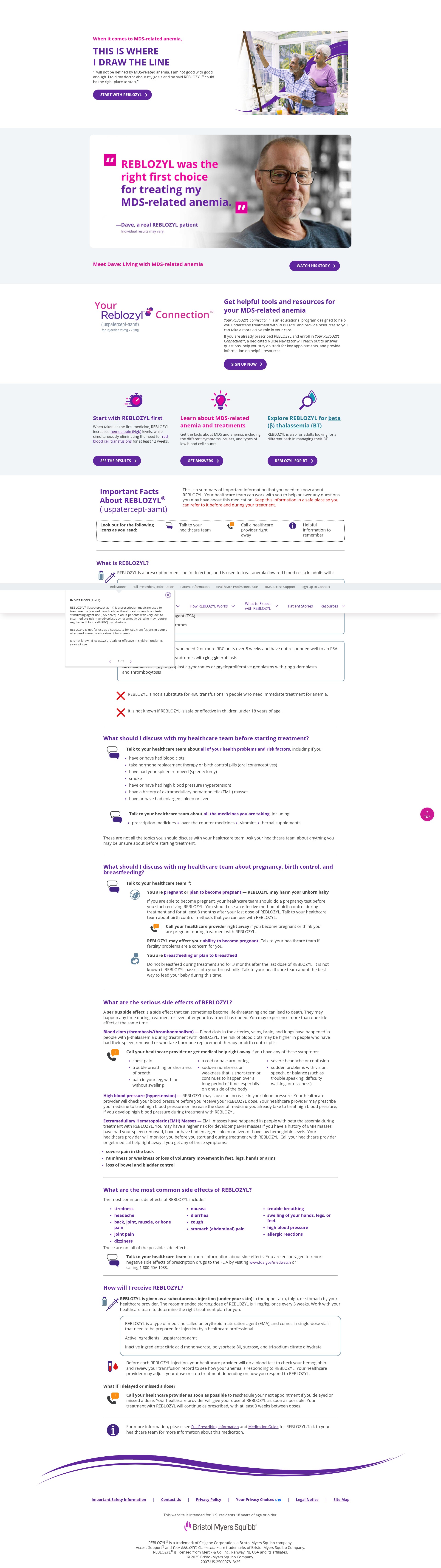 Screenshot of reblozyl.com