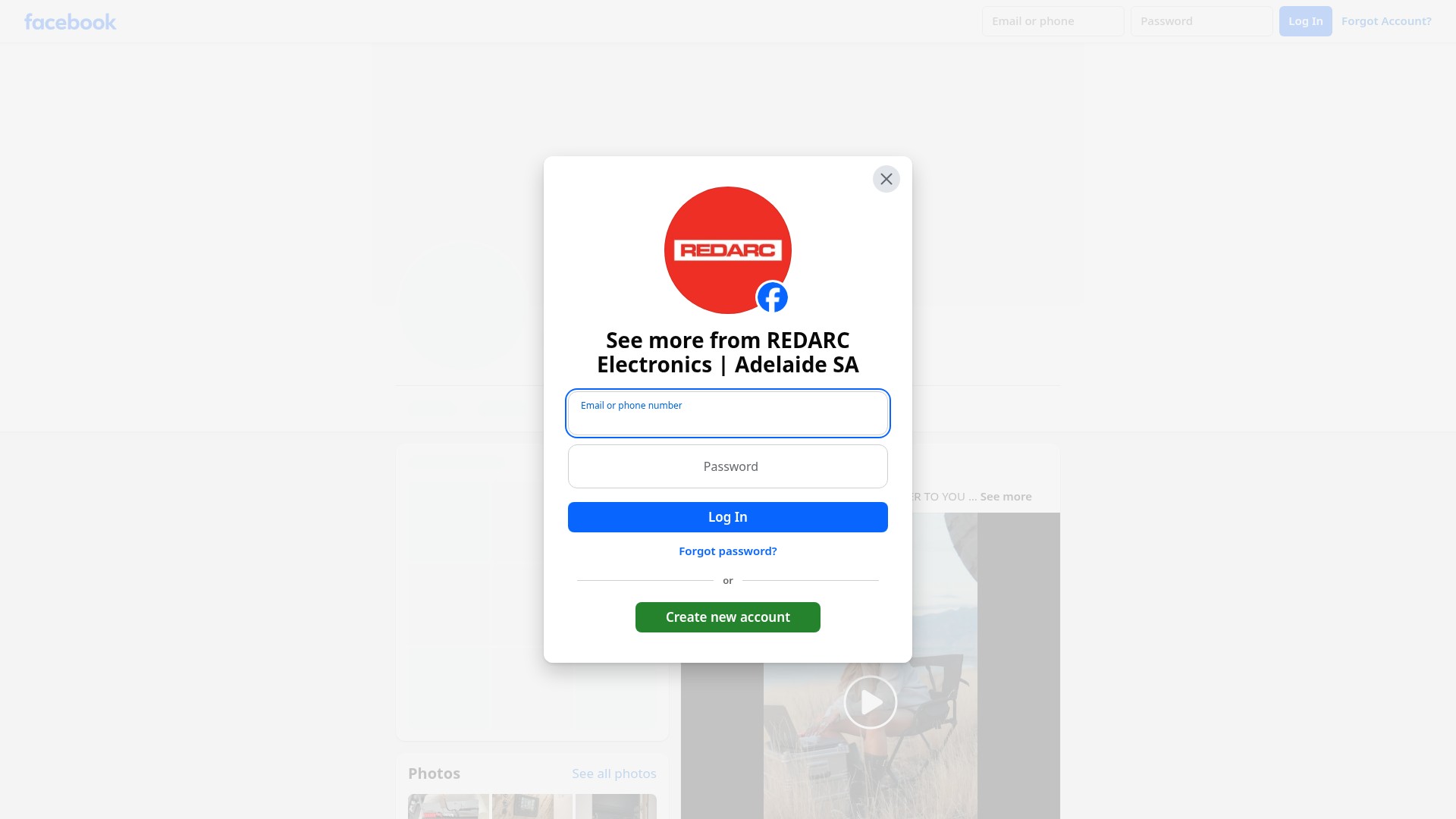 Screenshot of redarcelectronics.com