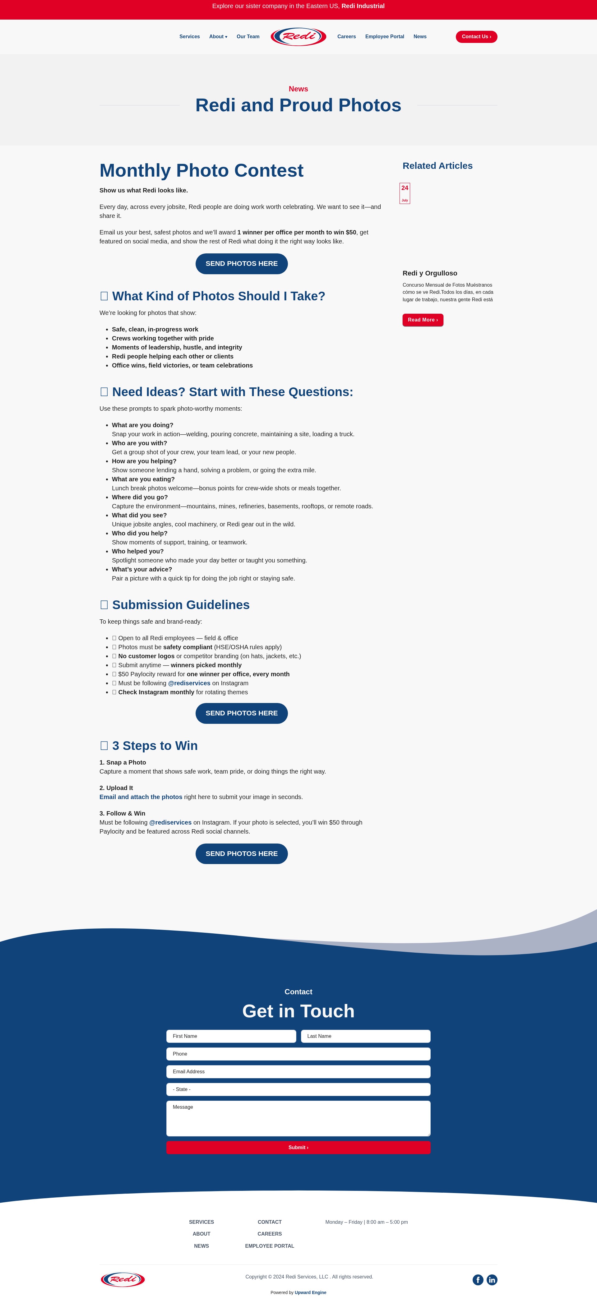 Screenshot of rediusa.com