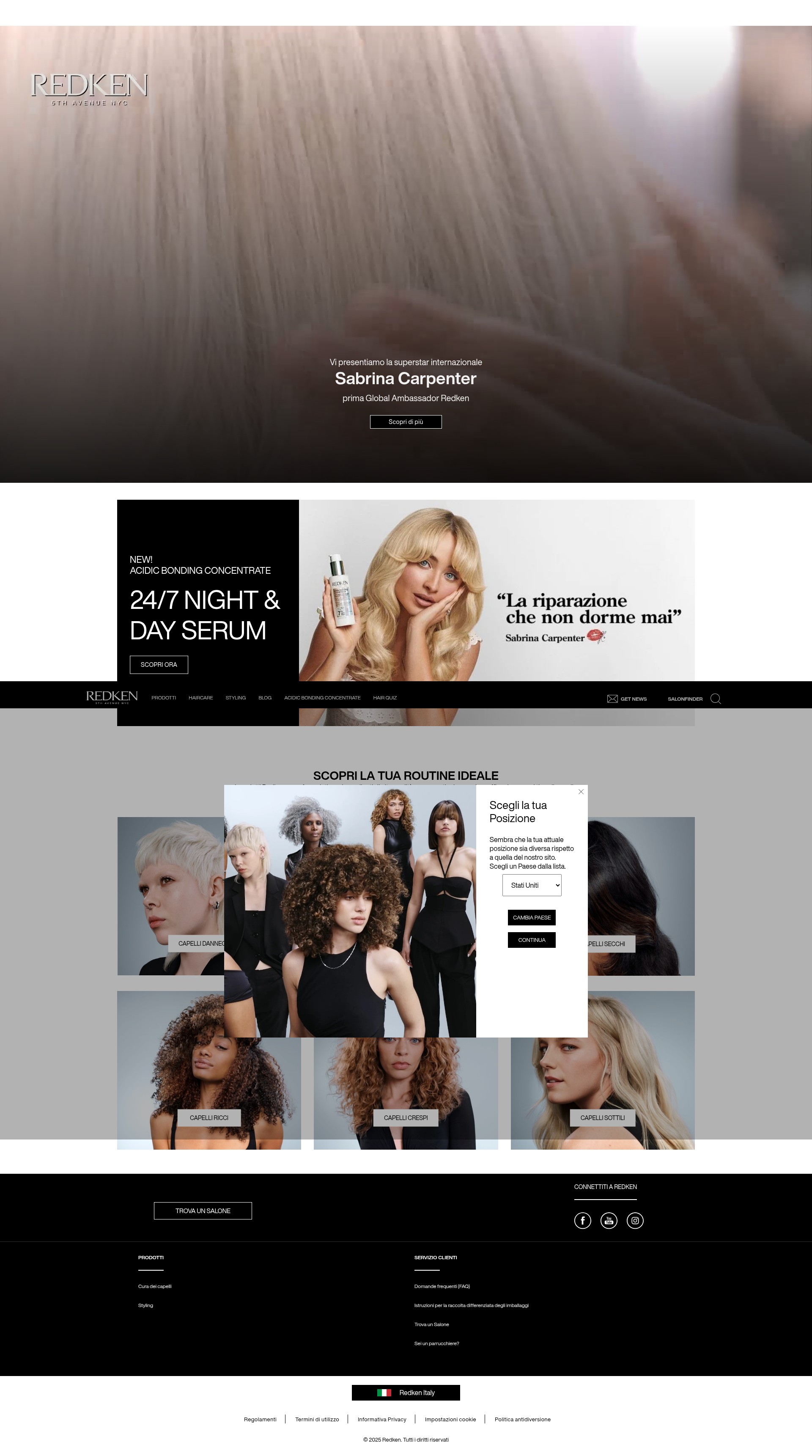 Screenshot of redken.it